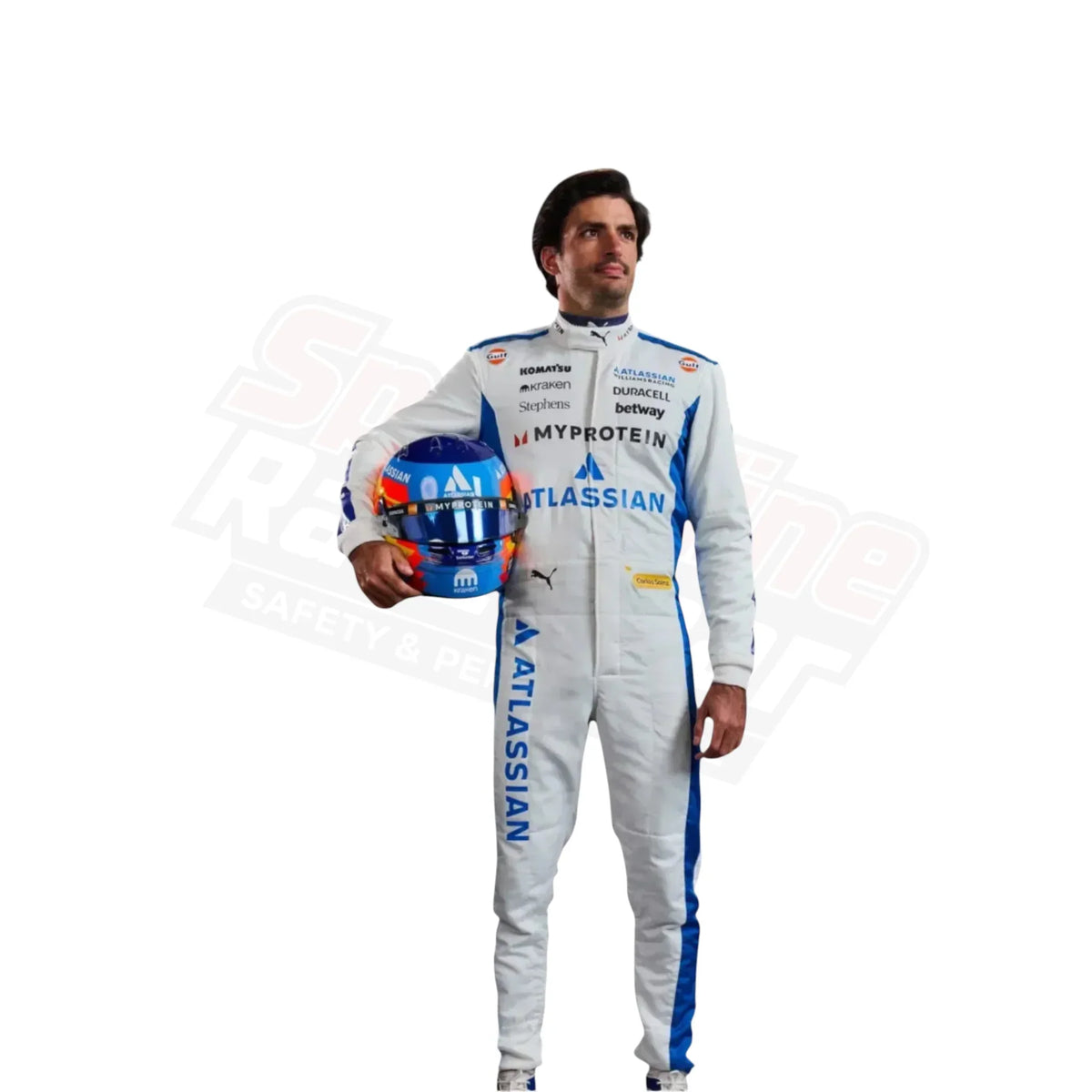 2025 Williams Carlos Sainz F1 Race Suit Replica