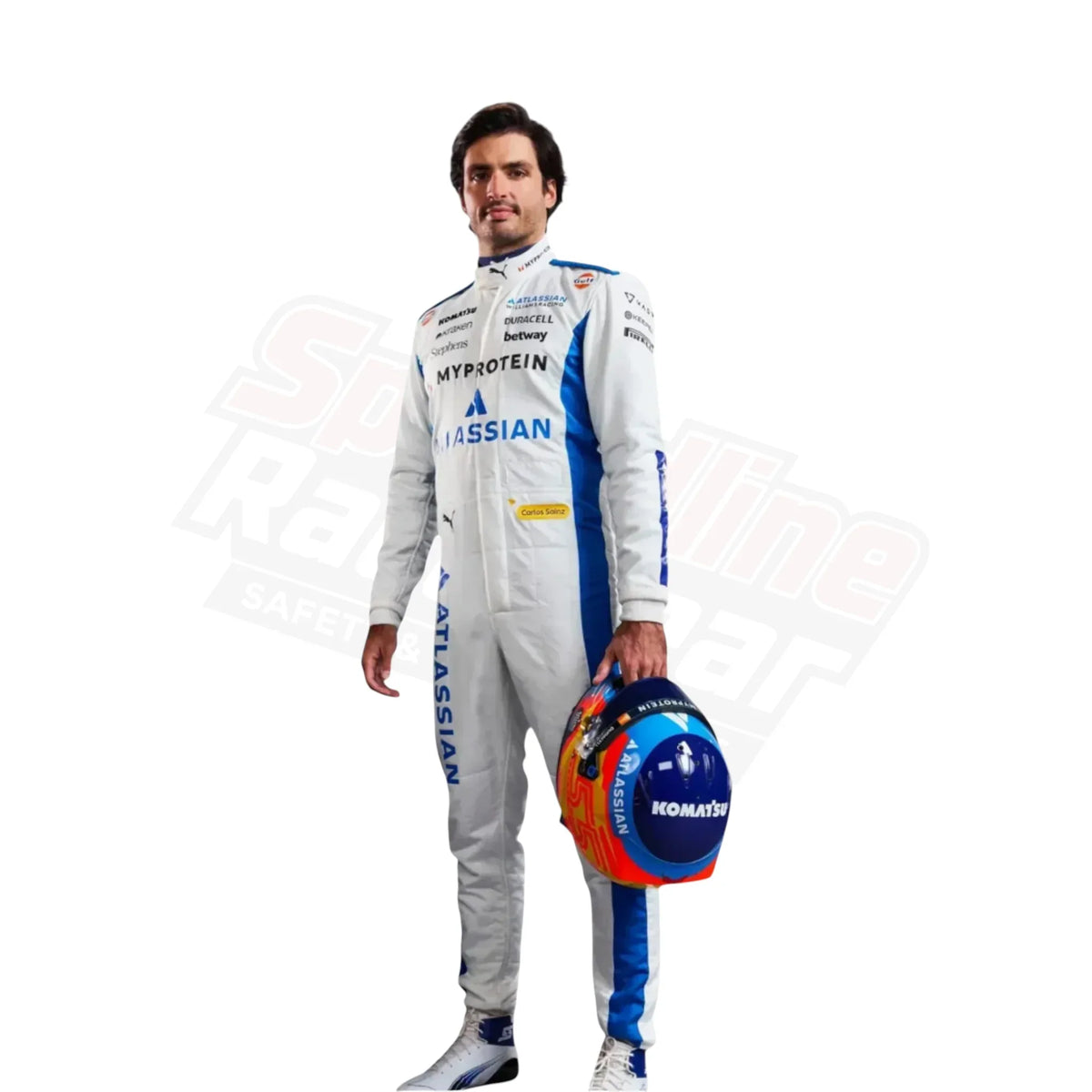 2025 Williams Carlos Sainz F1 Race Suit Replica