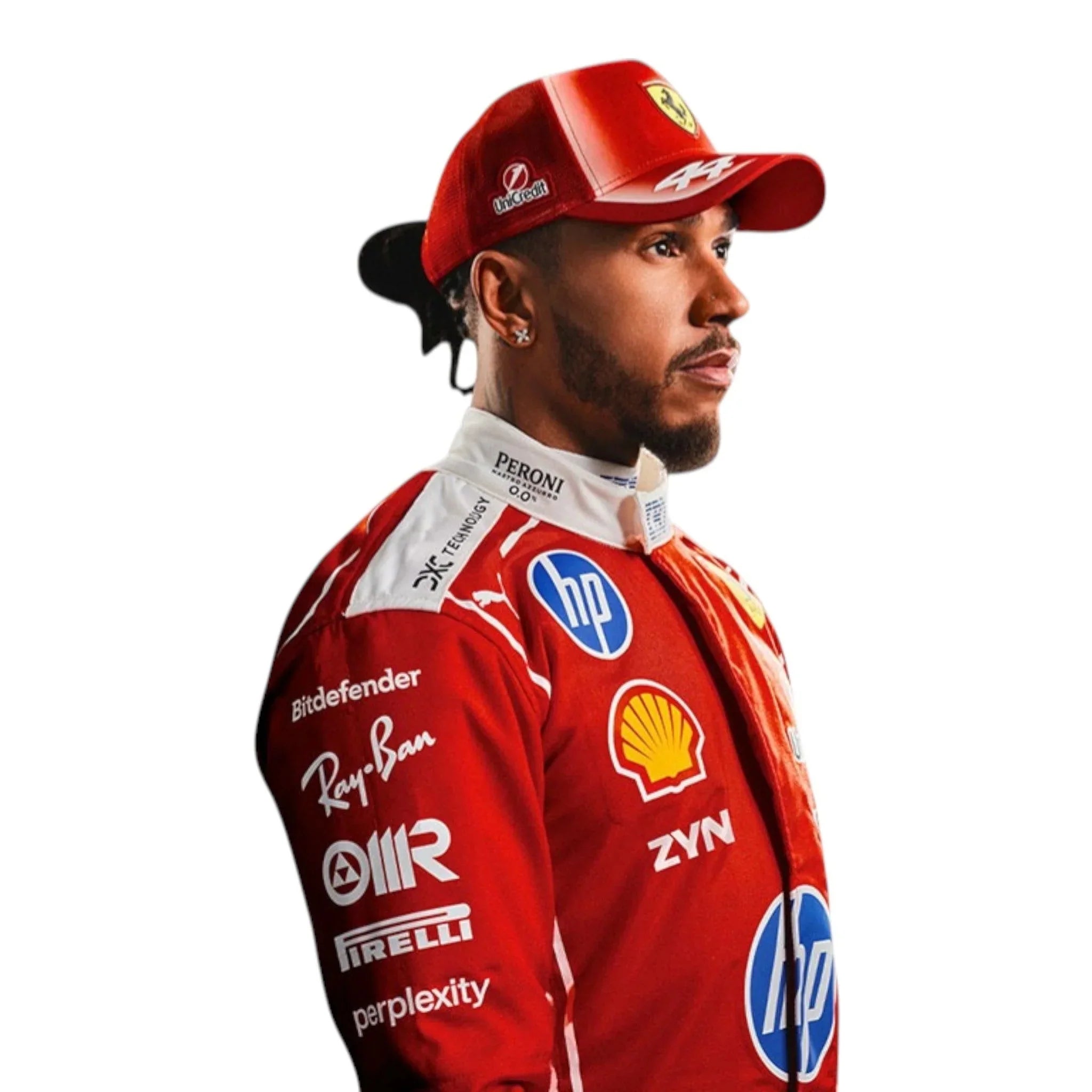2026 Lewis Hamilton Ferrari HP F1 Replica Race Suit