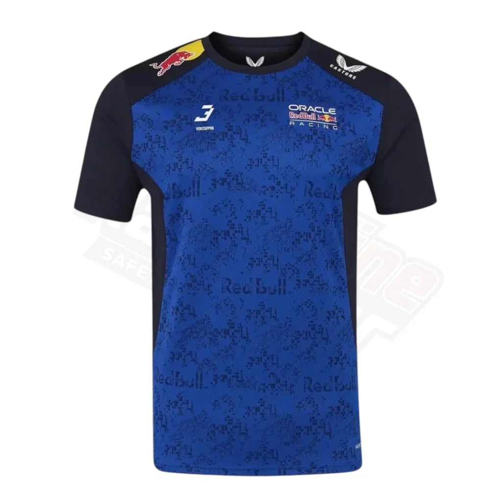 2026 Red Bull Max Verstappen Racing Team Driver Replica T-Shirt - New Blue Edition