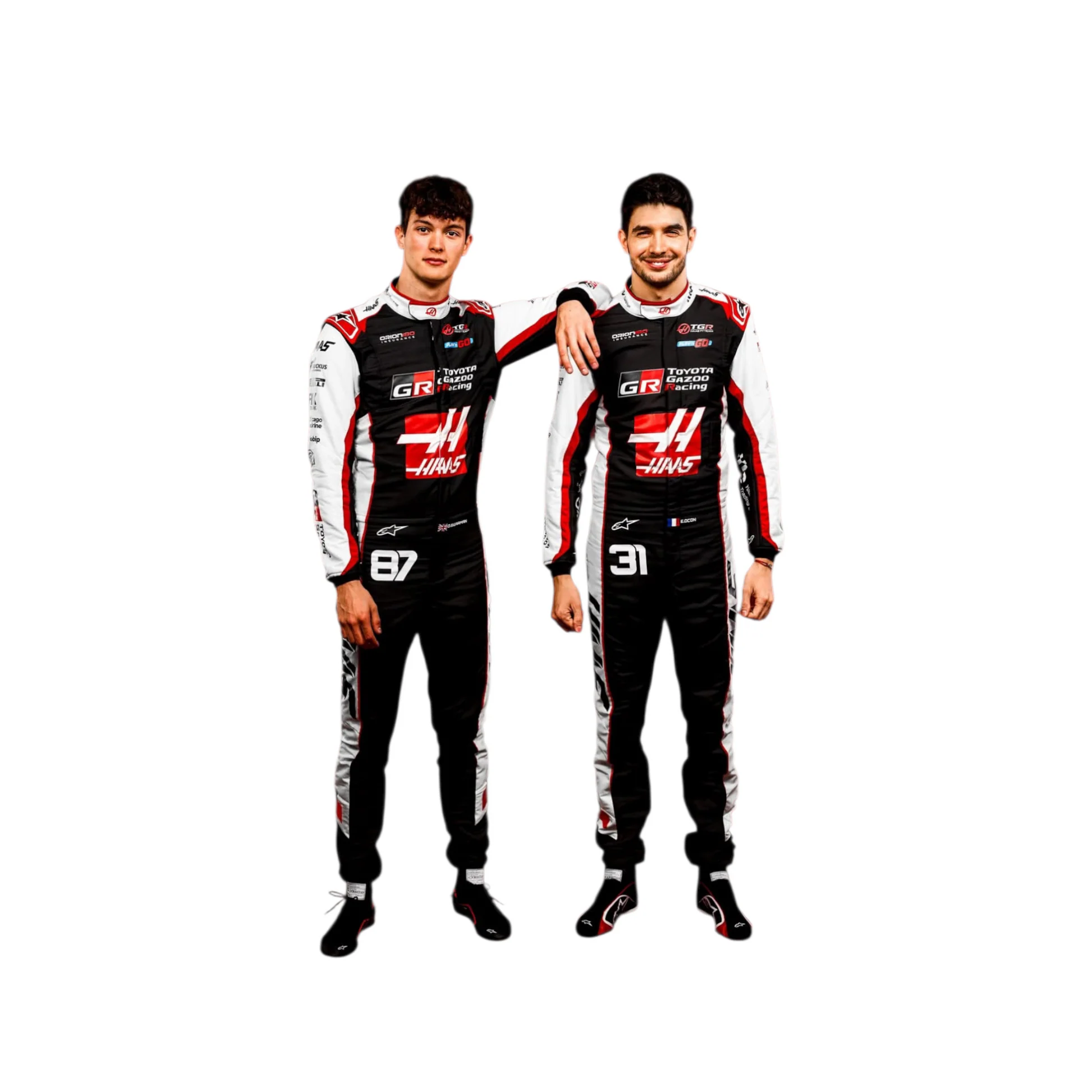 2026 Haas F1 Team Replica Race Suit – Pro Fit