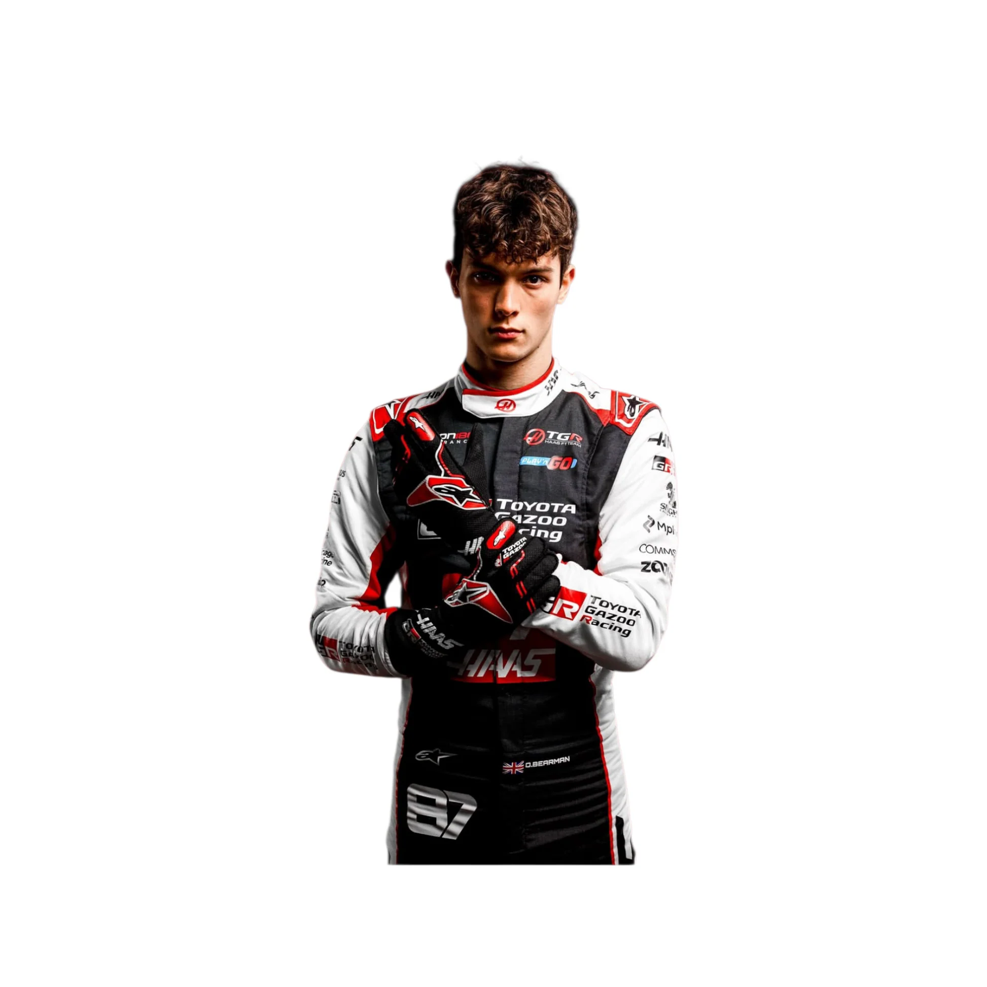2026 Haas F1 Team Replica Race Suit – Pro Fit
