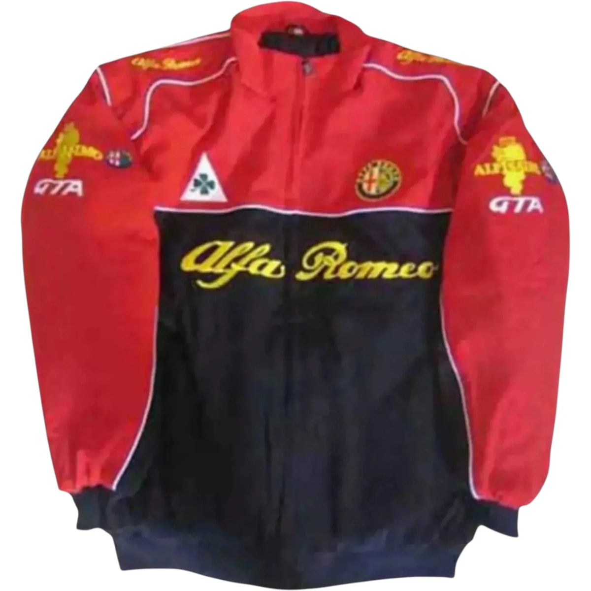 Alfa Romeo Vintage F1 Racing Jacket – Embroidered Motorsport Edition