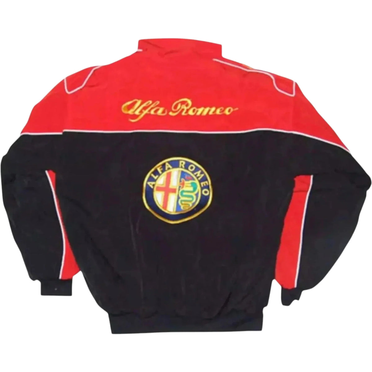 Alfa Romeo Vintage F1 Racing Jacket – Embroidered Motorsport Edition