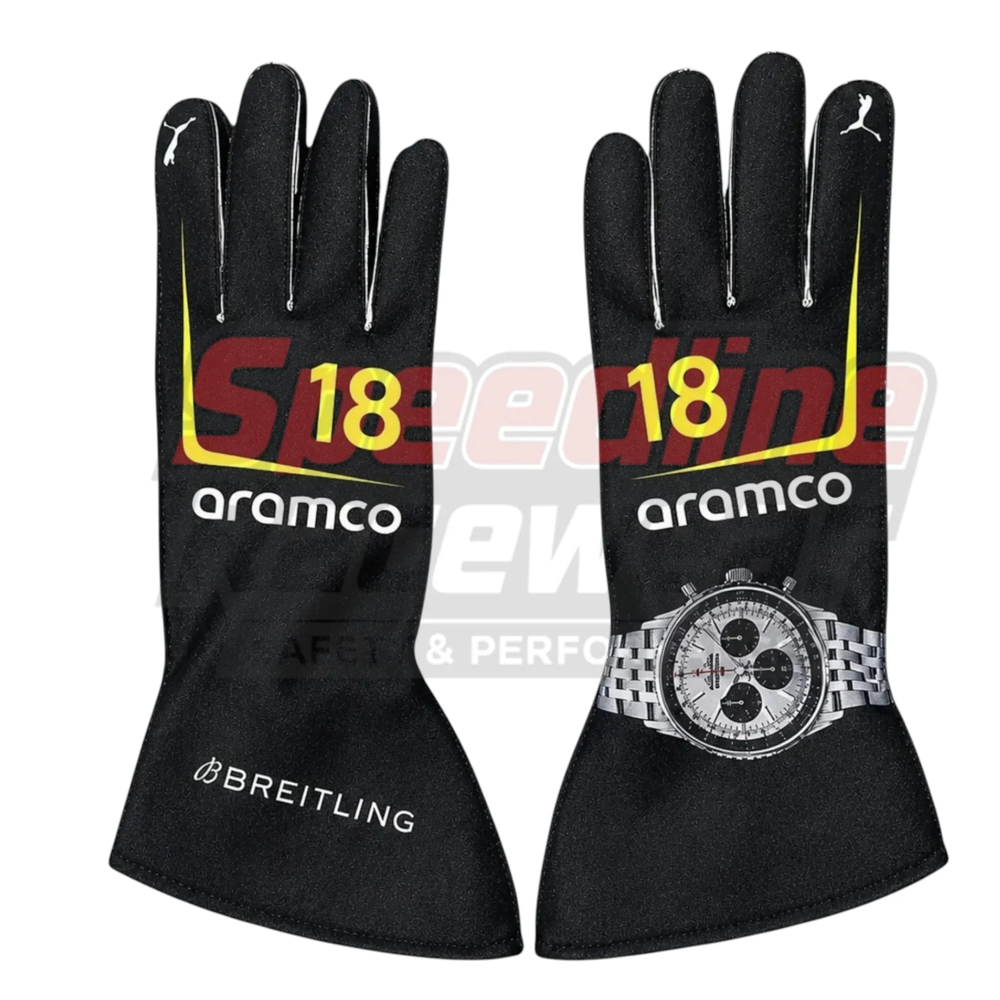 Aston Martin F1 2026 Replica Racing Gloves