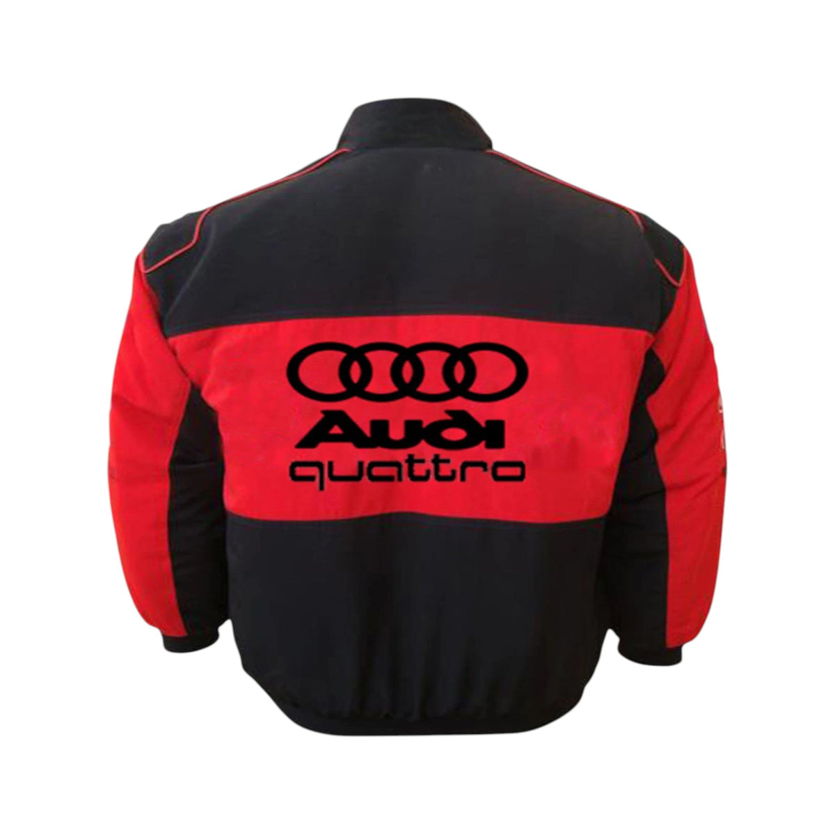 Audi Black & Red Vintage Racing Jacket – Motorsport Heritage