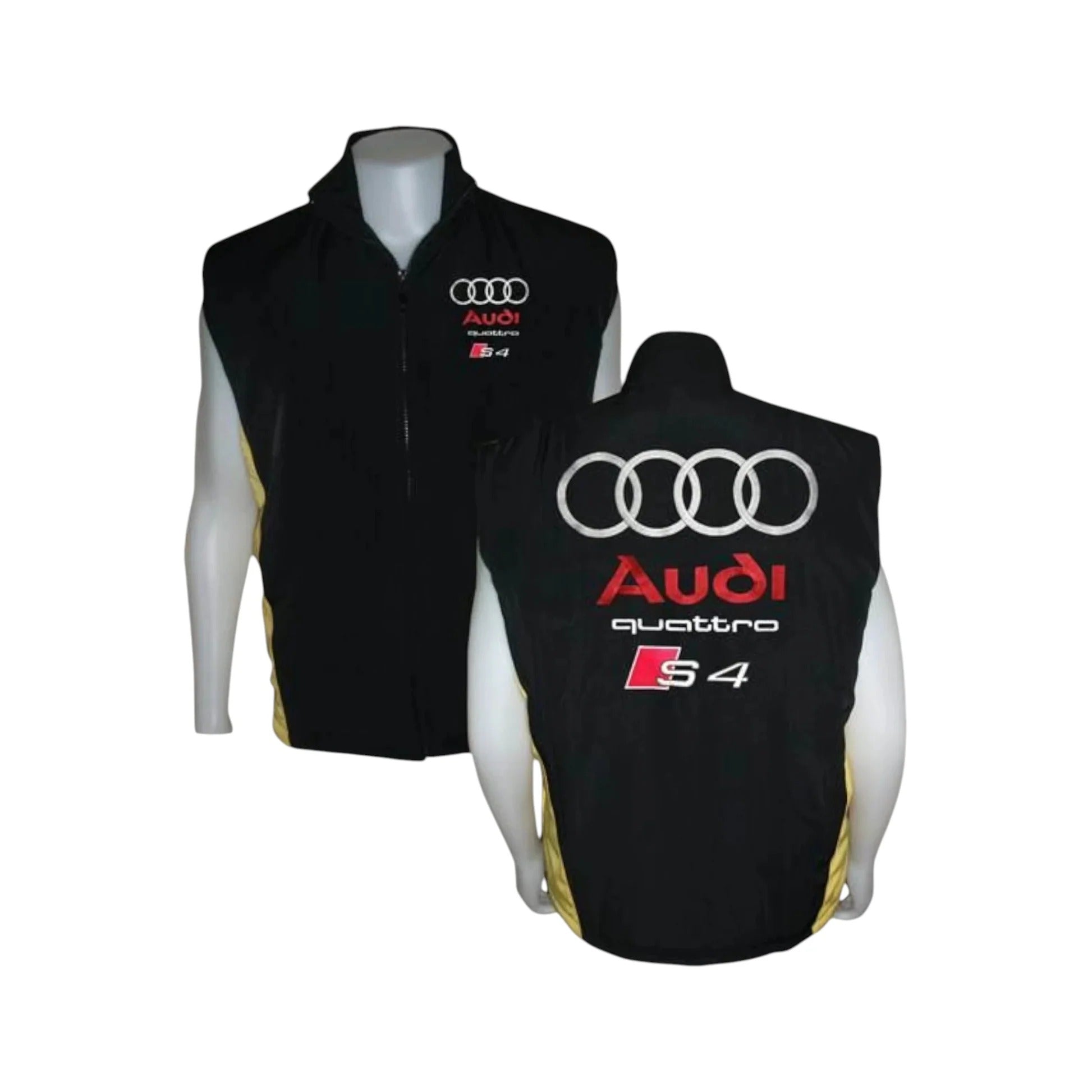 Audi Quattro Vintage Black & White Racing Jacket – Classic Motorsport