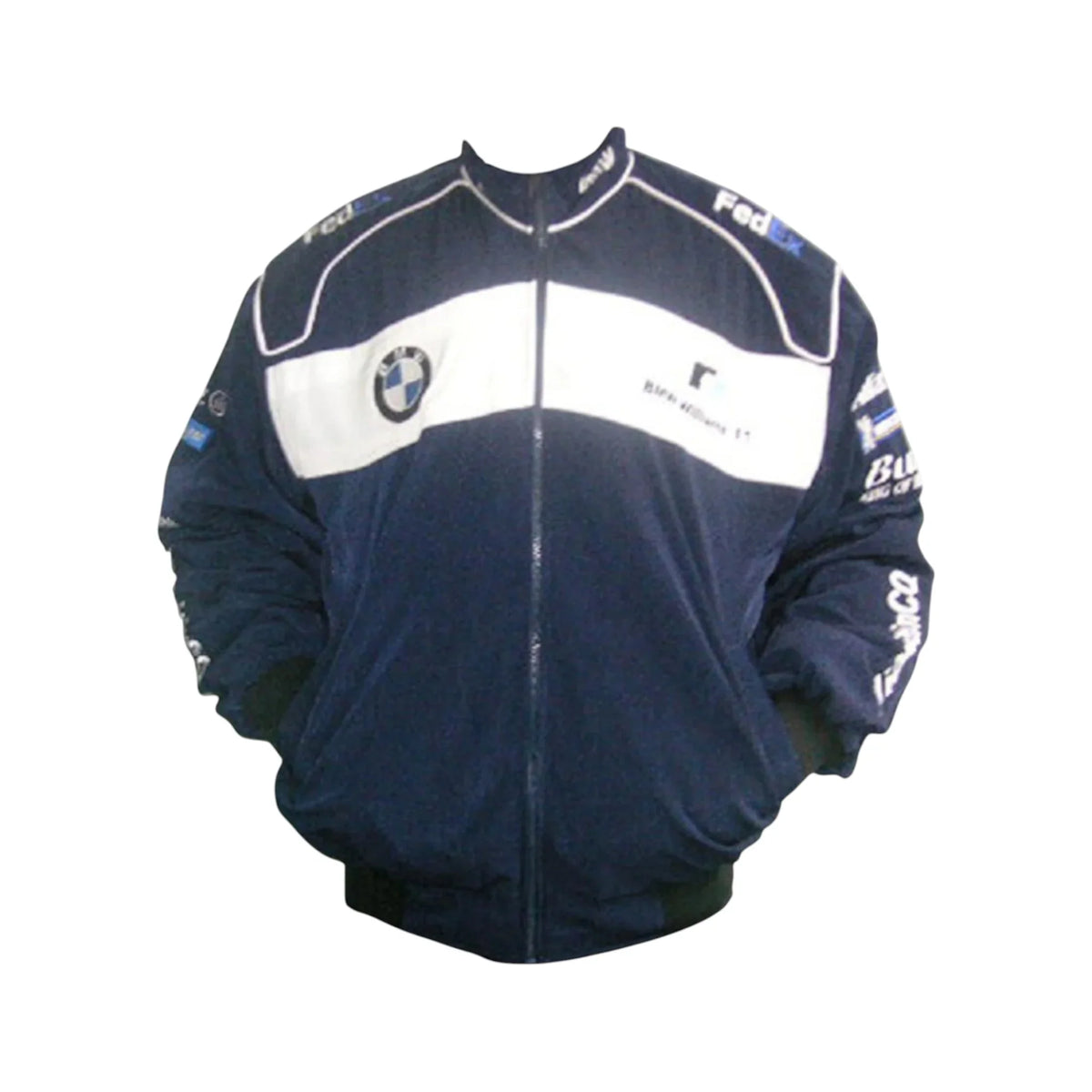 BMW F1 Sauber Vintage Racing Jacket Dark Blue White