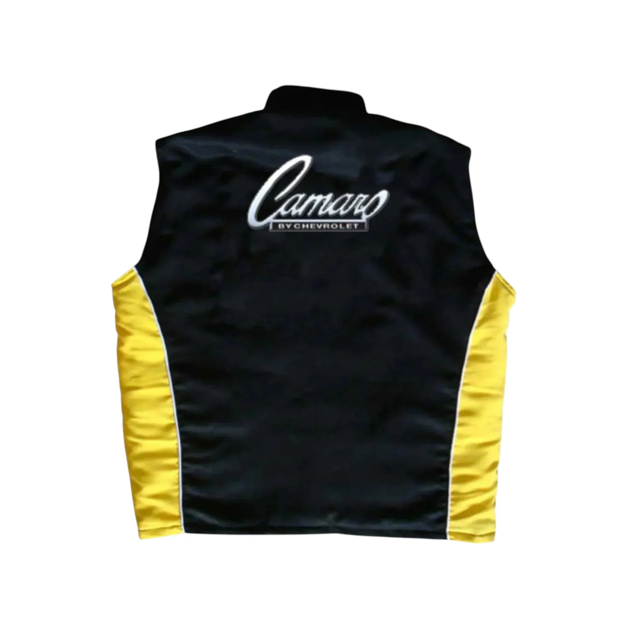 Camaro Black Yellow Racing Vintage Vest