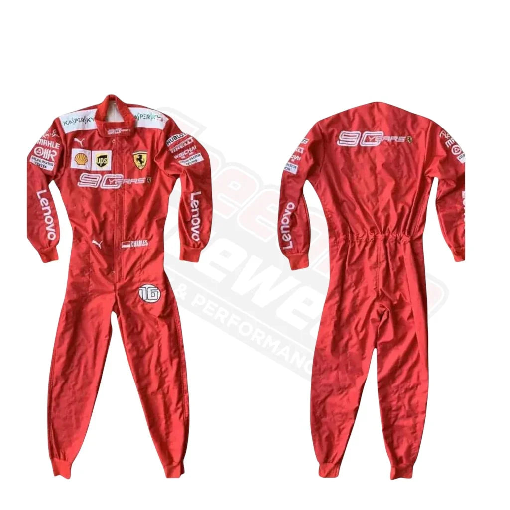 Charles Leclerc 2019 Ferrari 90 Years F1 Embroidery Race Suit