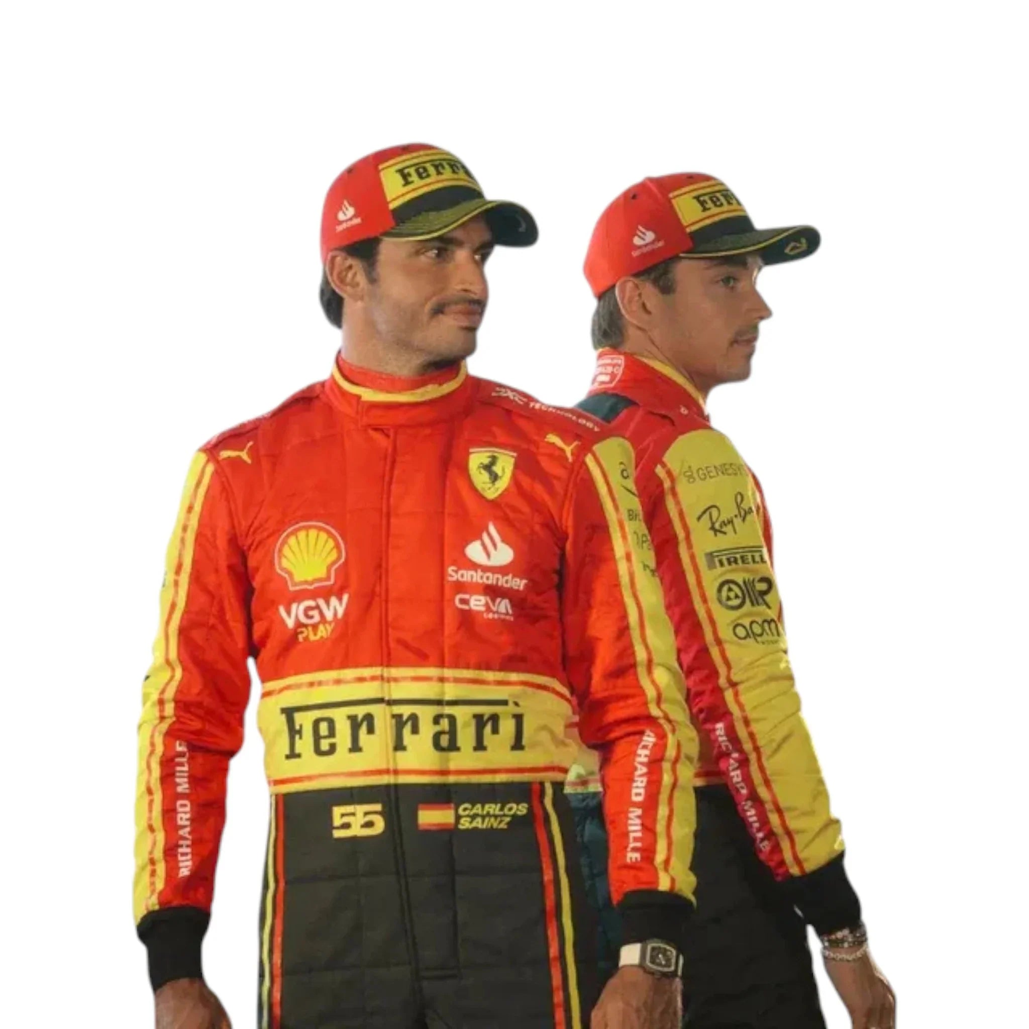2023 Charles Leclerc Monza GP Scuderia Ferrari HP F1 Race Suit