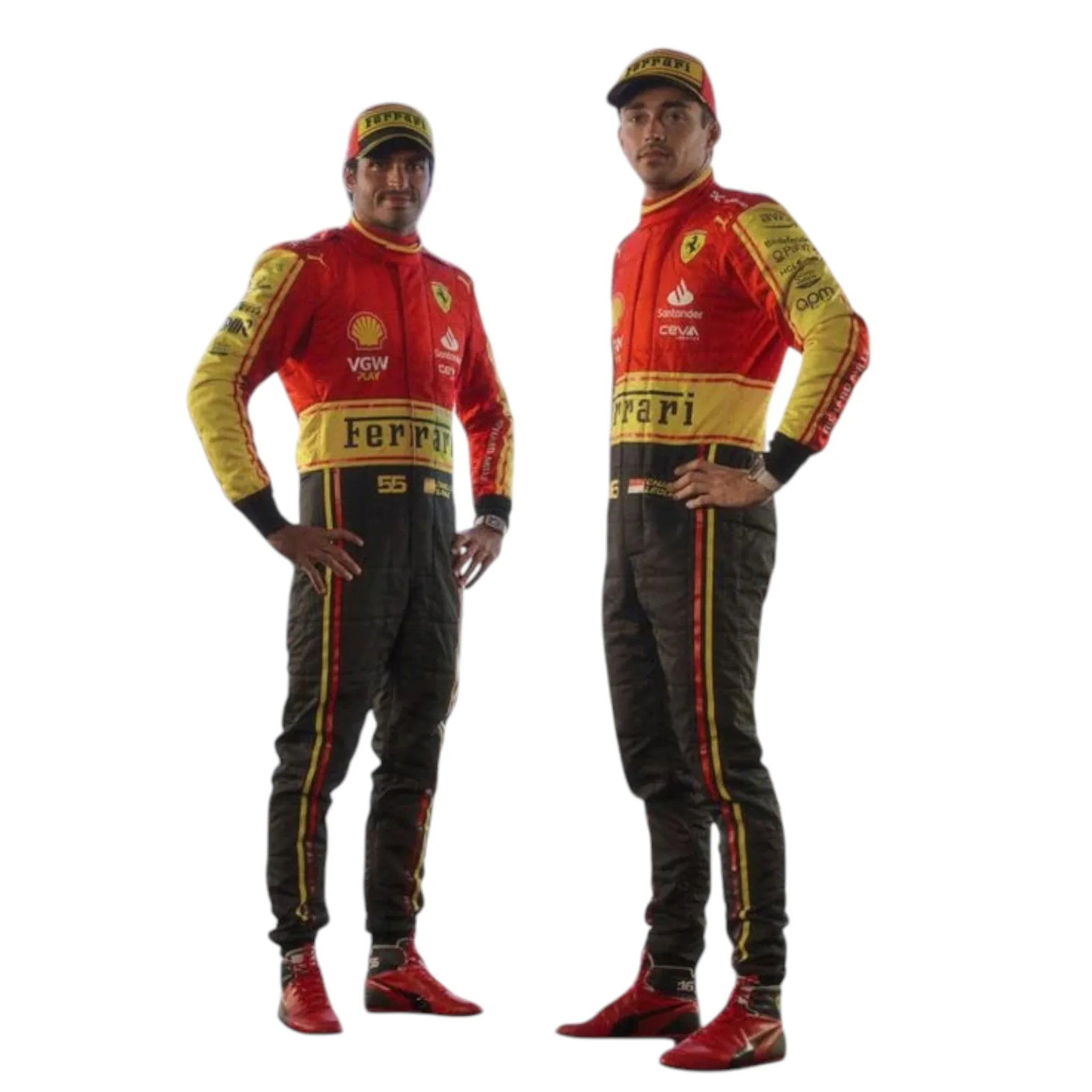 2023 Charles Leclerc Monza GP Scuderia Ferrari HP F1 Race Suit