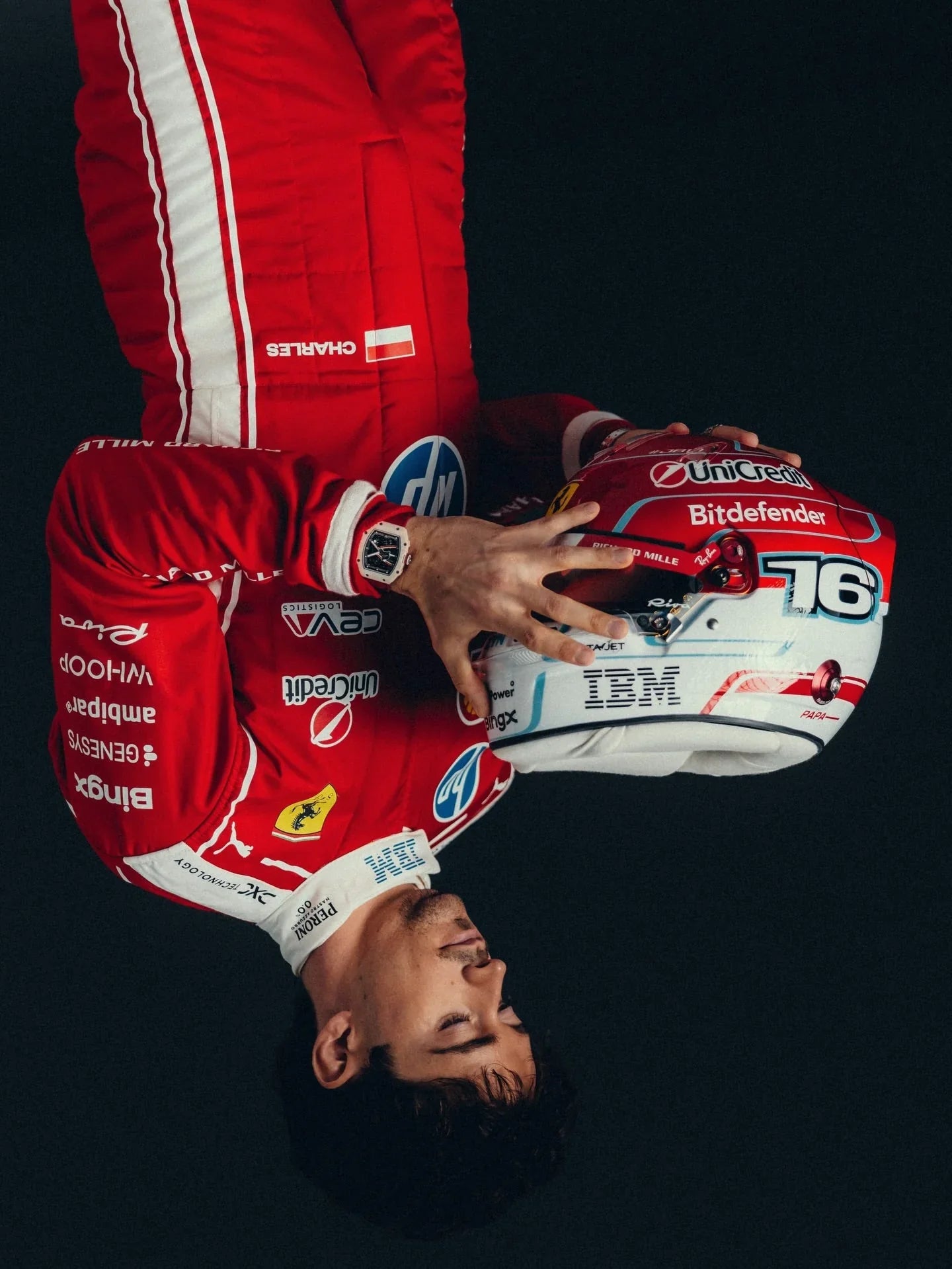 Charles Leclerc 2026 Replica F1 Racing Suit – Fan Edition