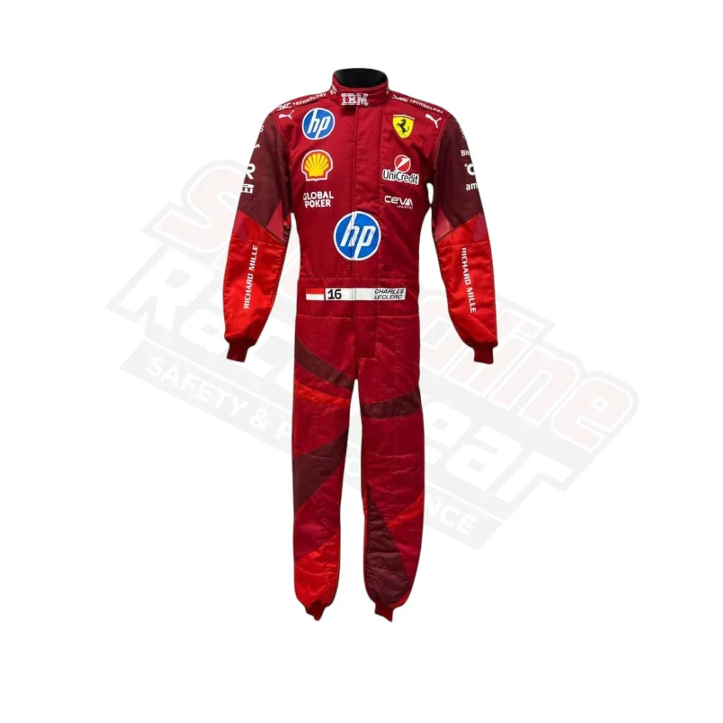 Charles Leclerc Ferrari HP Las Vegas 2025 F1 Race Suit – Premium Motorsport Edition