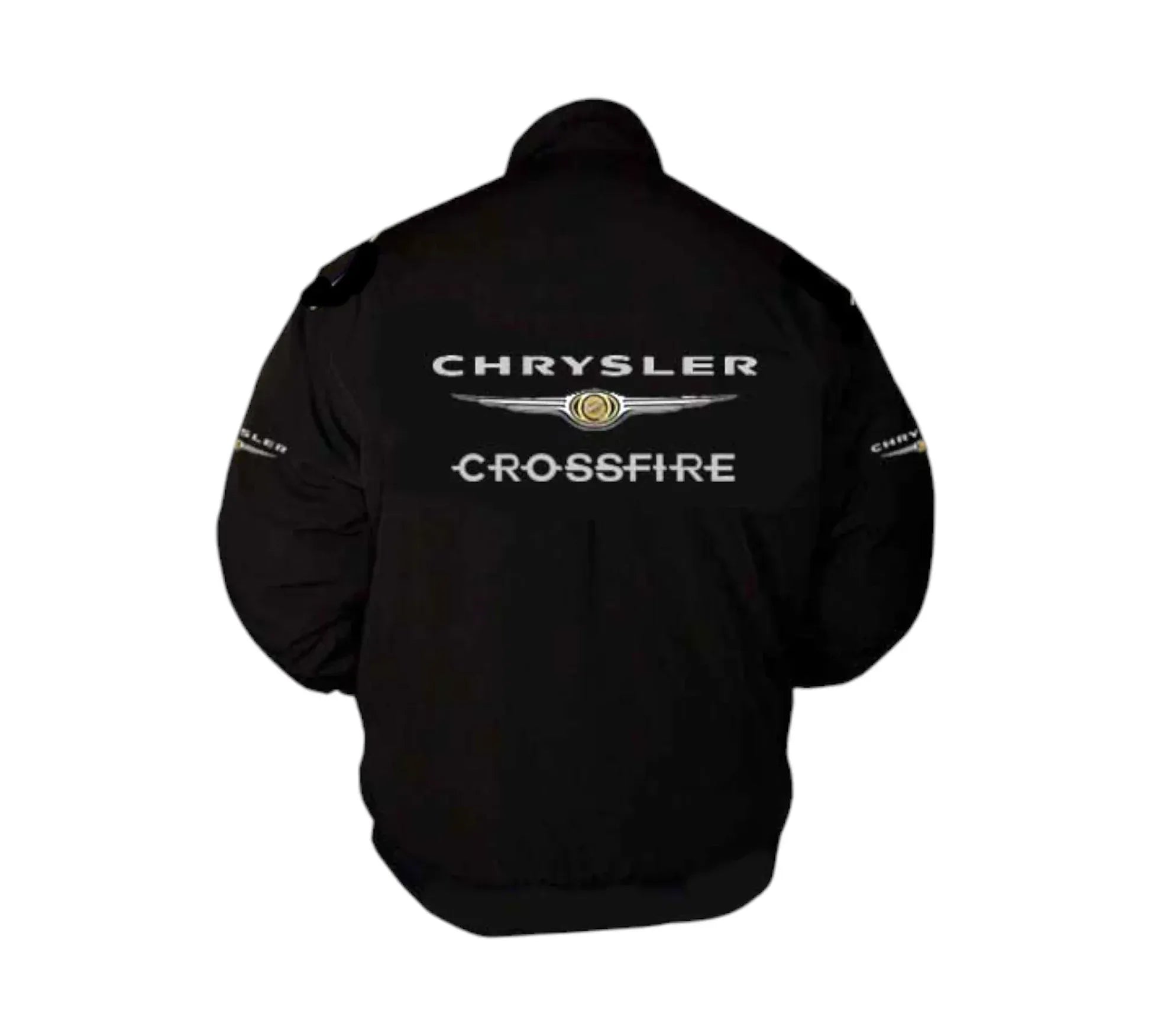 Chrysler Crossfire Black Vintage Racing Jacket Coat