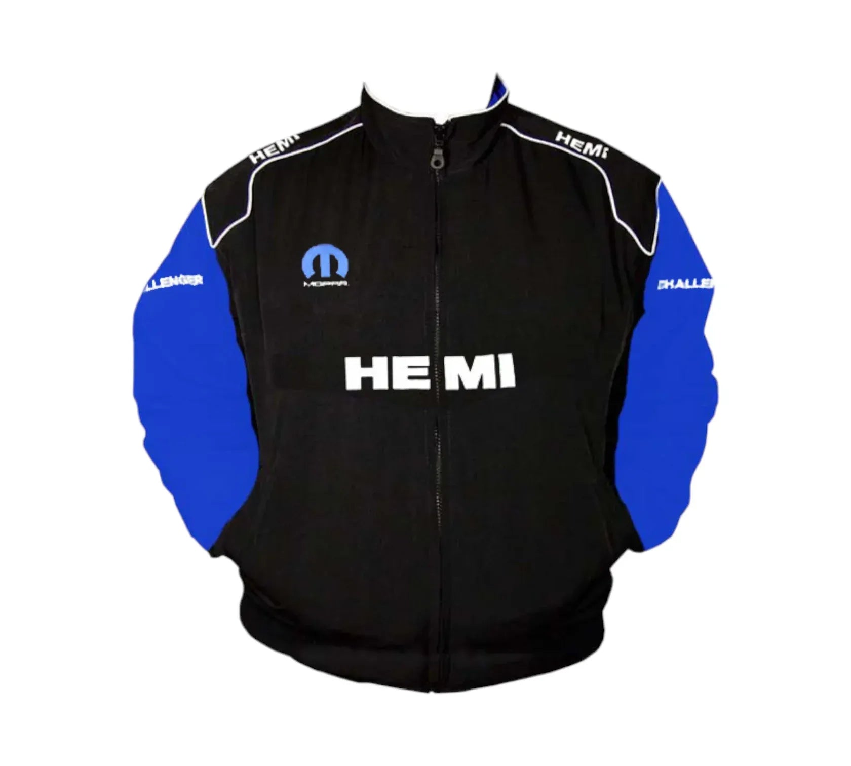 Dodge Hemi Mopar Vintage Racing Jacket Royal Blue