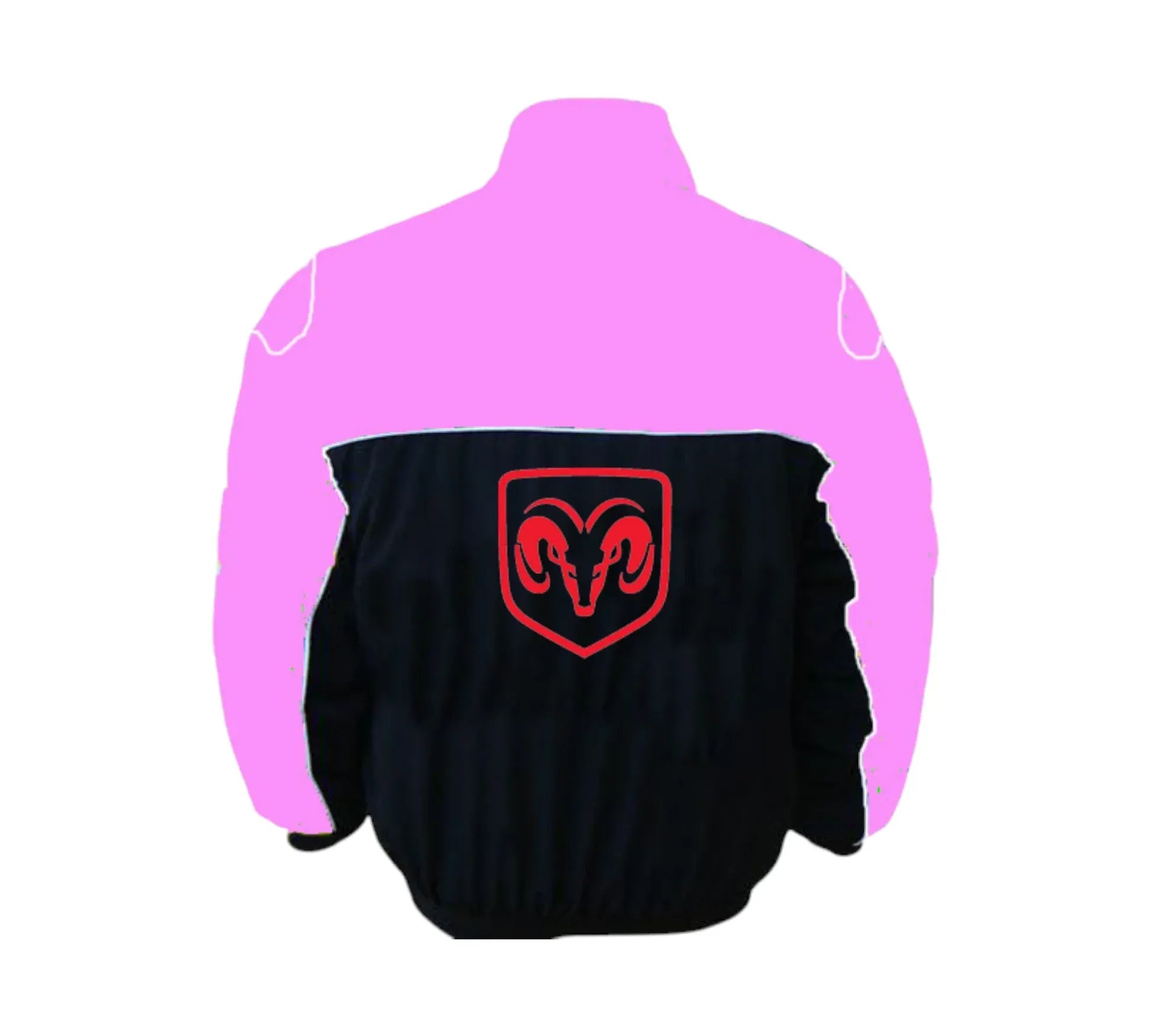 Dodge Pink & Black Vintage Racing Jacket Motorsport Style
