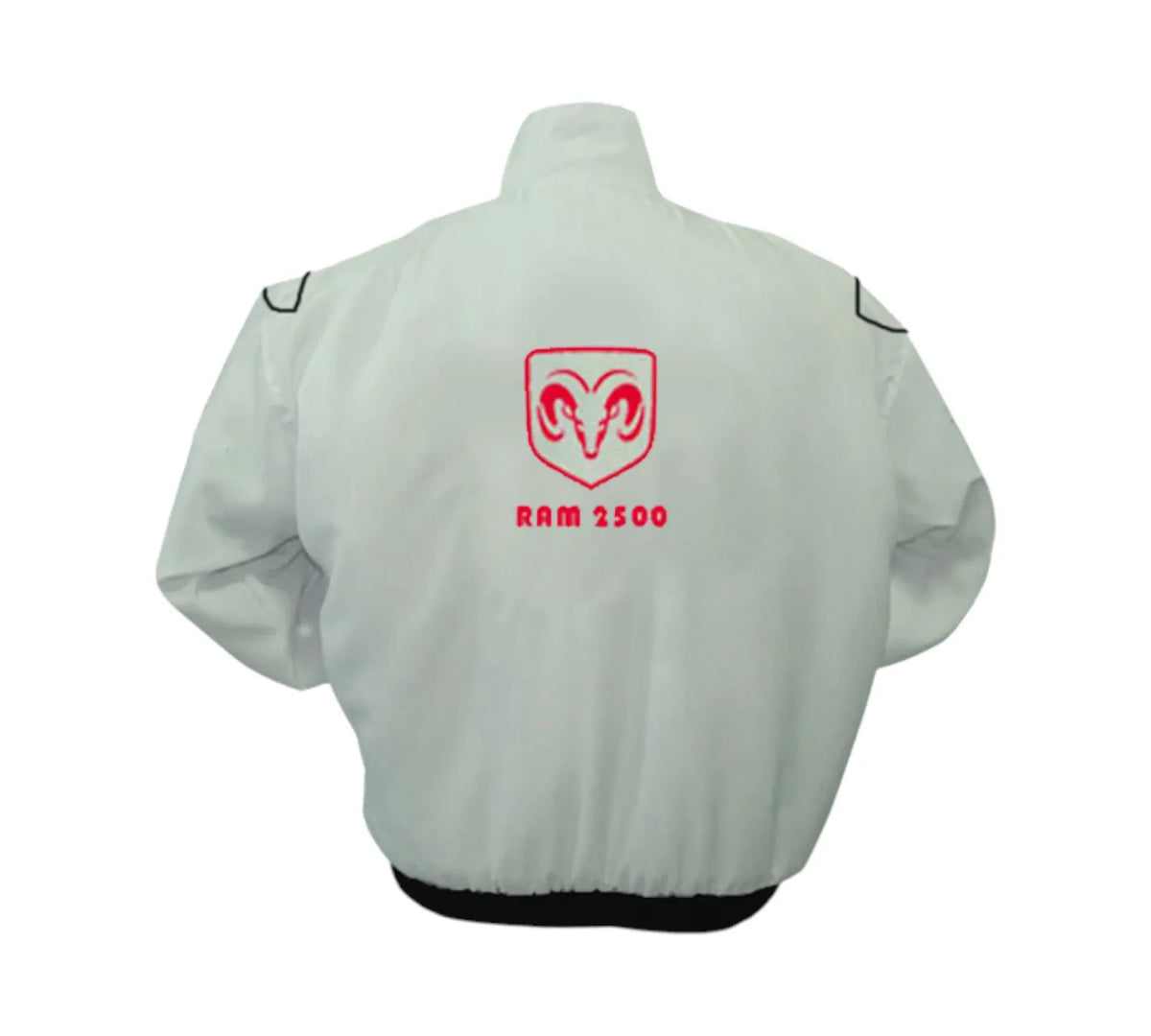 Dodge Ram 2500 White Vintage Racing Jacket HD Edition