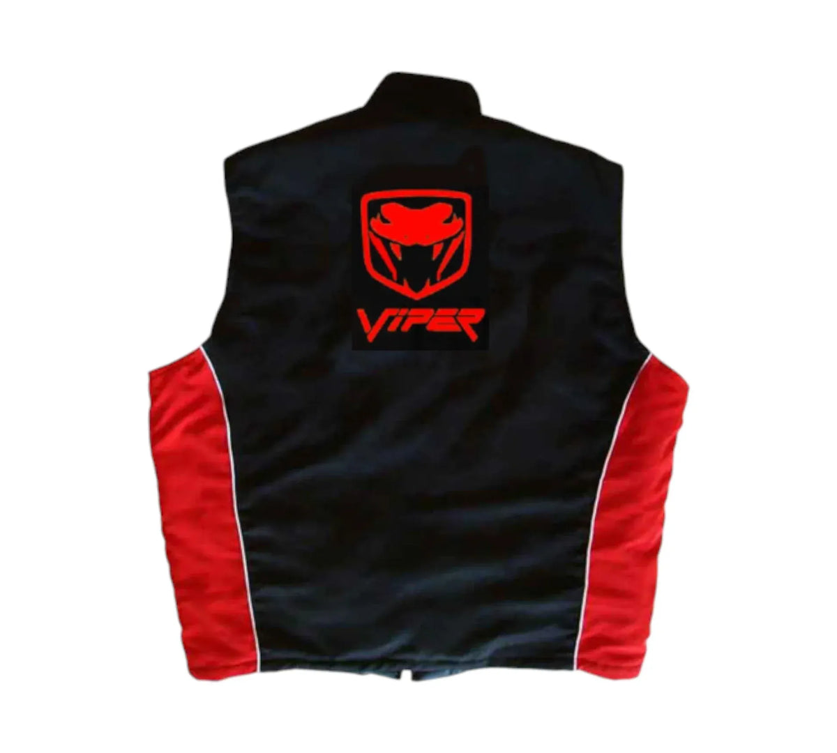 Dodge Viper Fangs Vintage Racing Vest Black Red