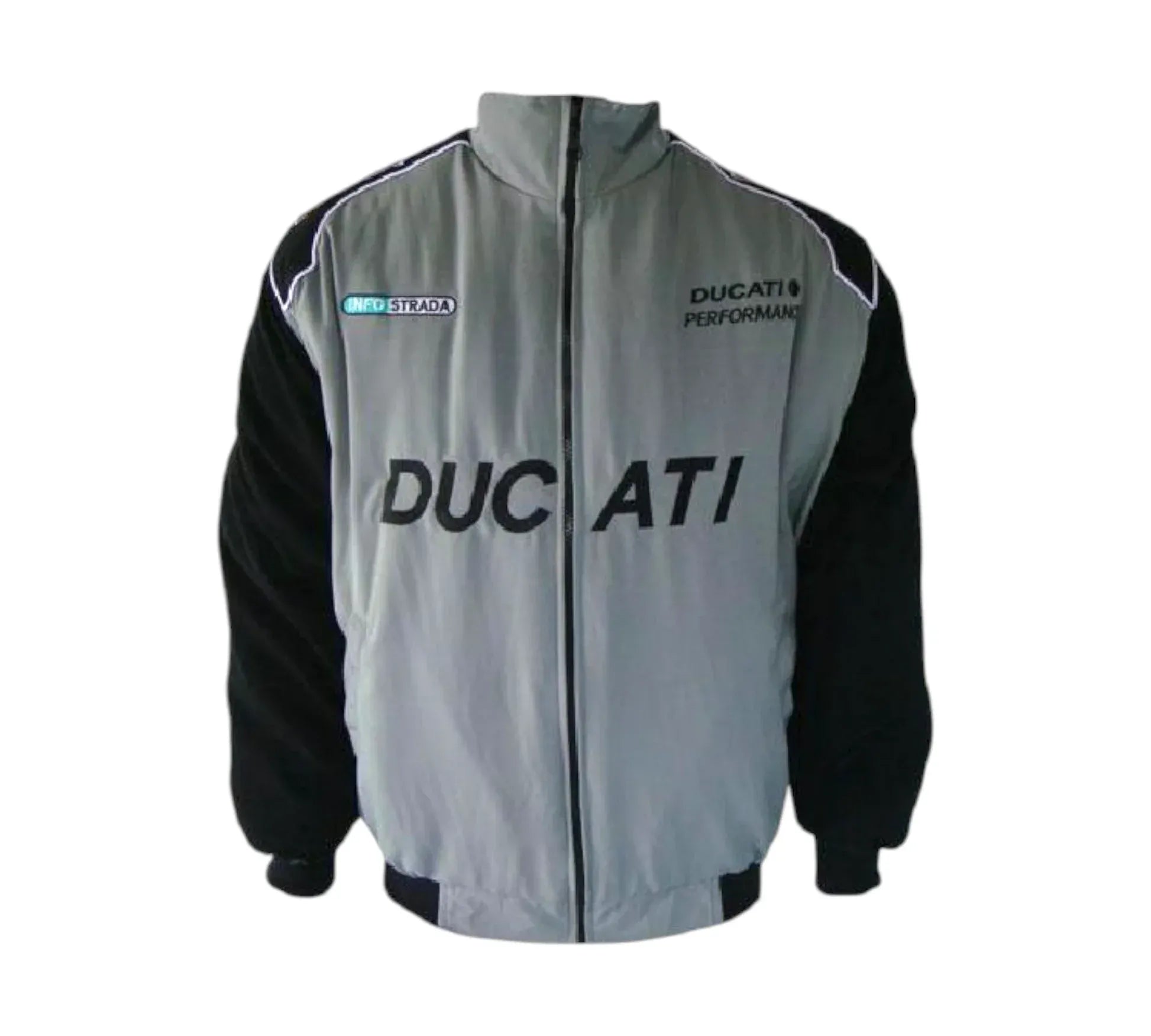 Ducati Corse Black & Light Gray Racing Jacket