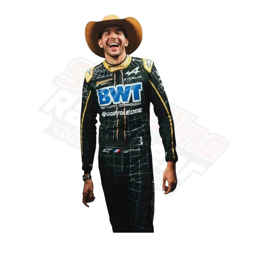 2024 Esteban Ocon Alpine Austin GP F1 Race Suit – Limited Edition