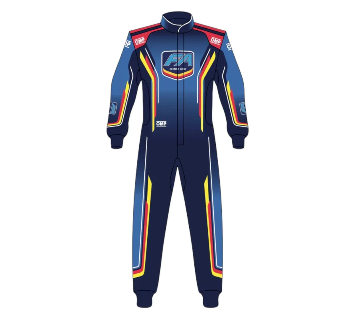 FA Karting Go Kart Racing Suit Sublimation Printed Kart Overall