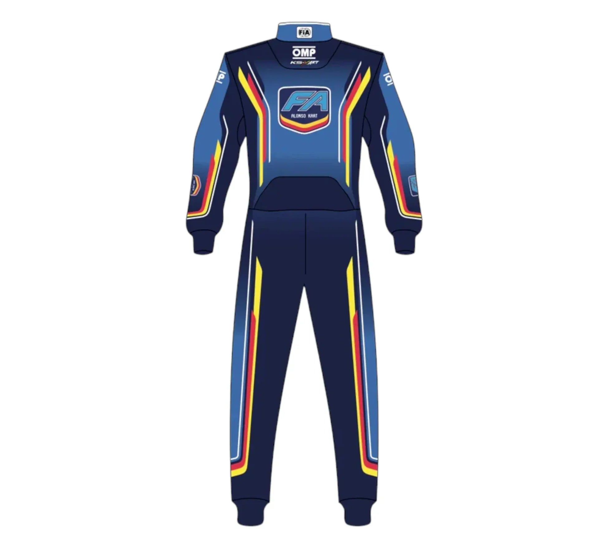 FA Karting Go Kart Racing Suit Sublimation Printed Kart Overall