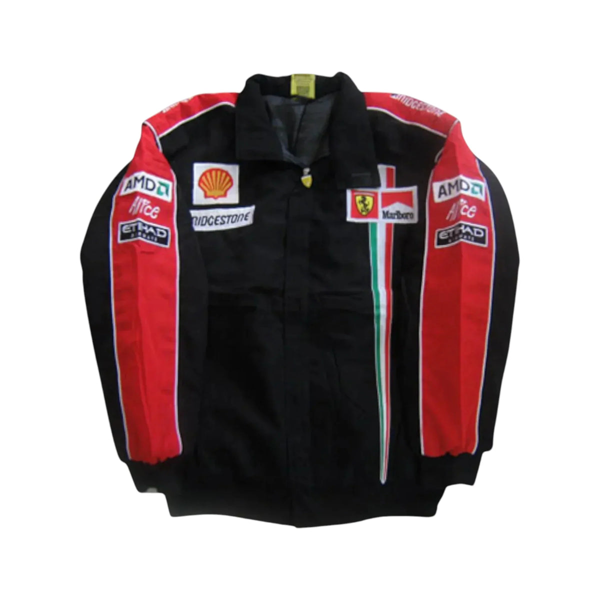Ferrari F1 Vintage Racing Jacket Red Black Motorsport Streetwear