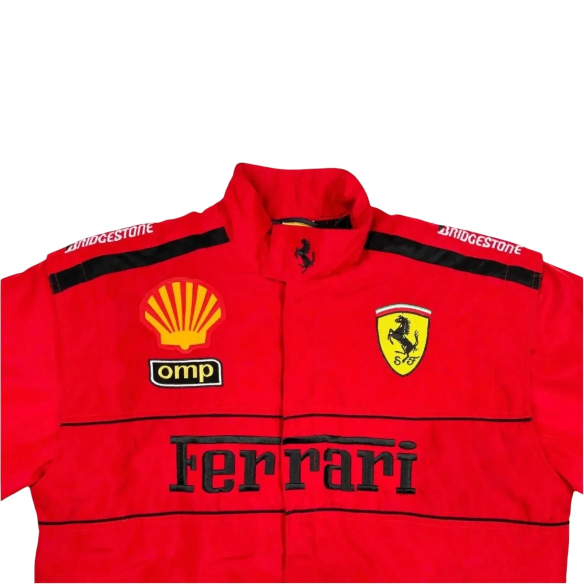Ferrari F1 Vintage Embroidery Winter Racing Jacket – Heritage Motorsport Edition