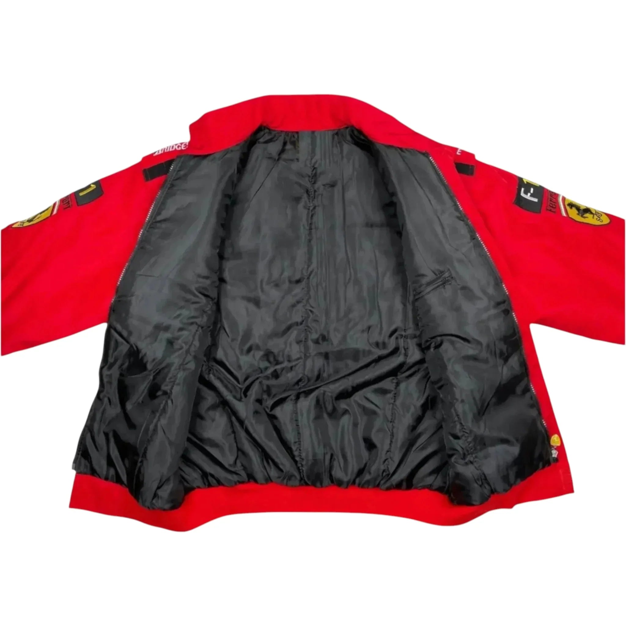 Ferrari F1 Vintage Embroidery Winter Racing Jacket – Heritage Motorsport Edition
