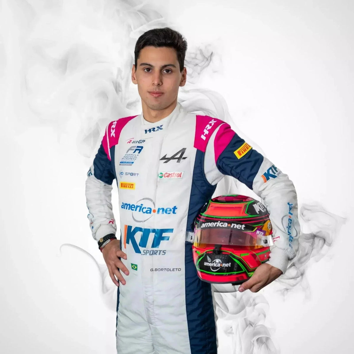 Gabriel Bortoleto 2022 Trident Racing Suit