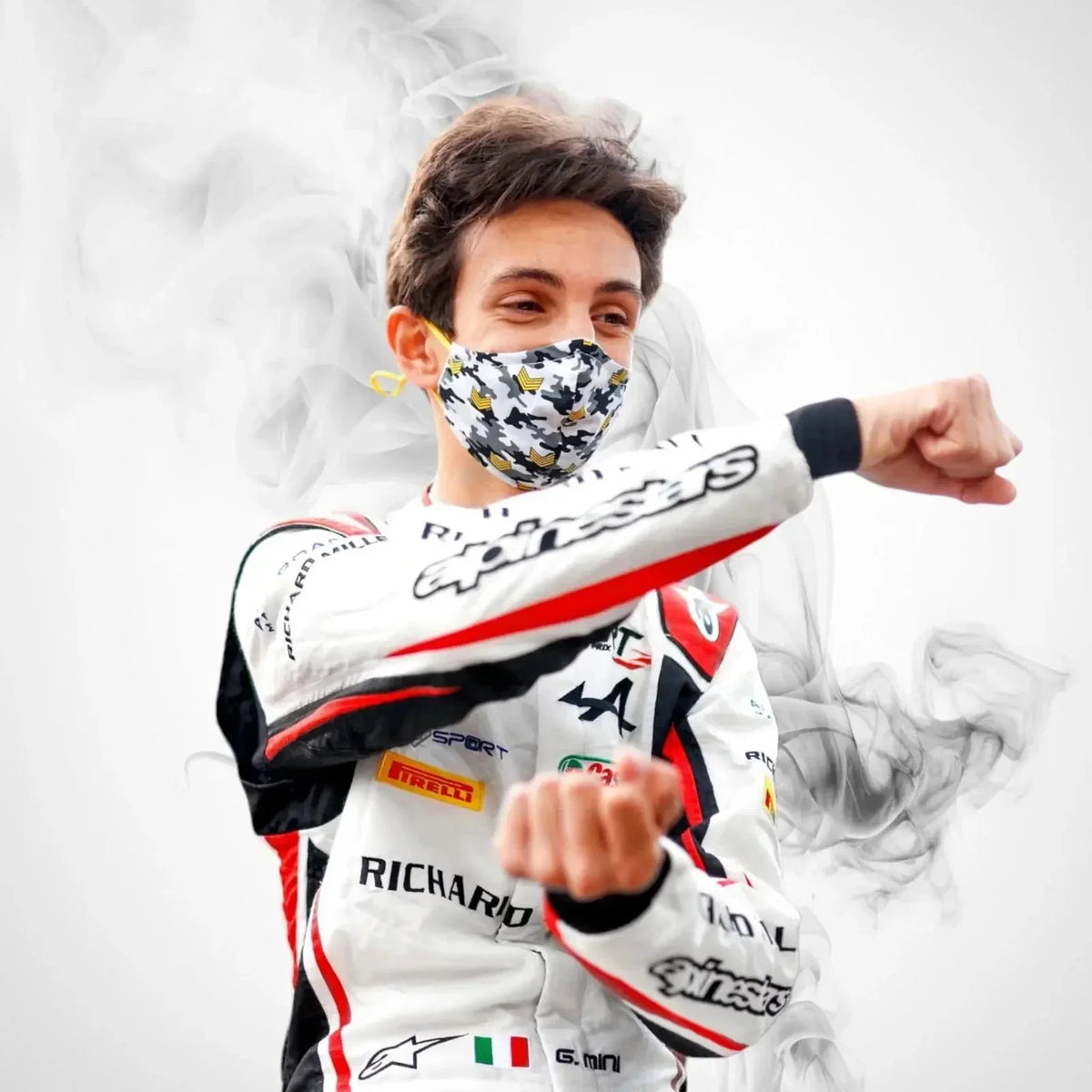 Gabriele Minì 2022 Hitech Pulse-Eight Racing Suit