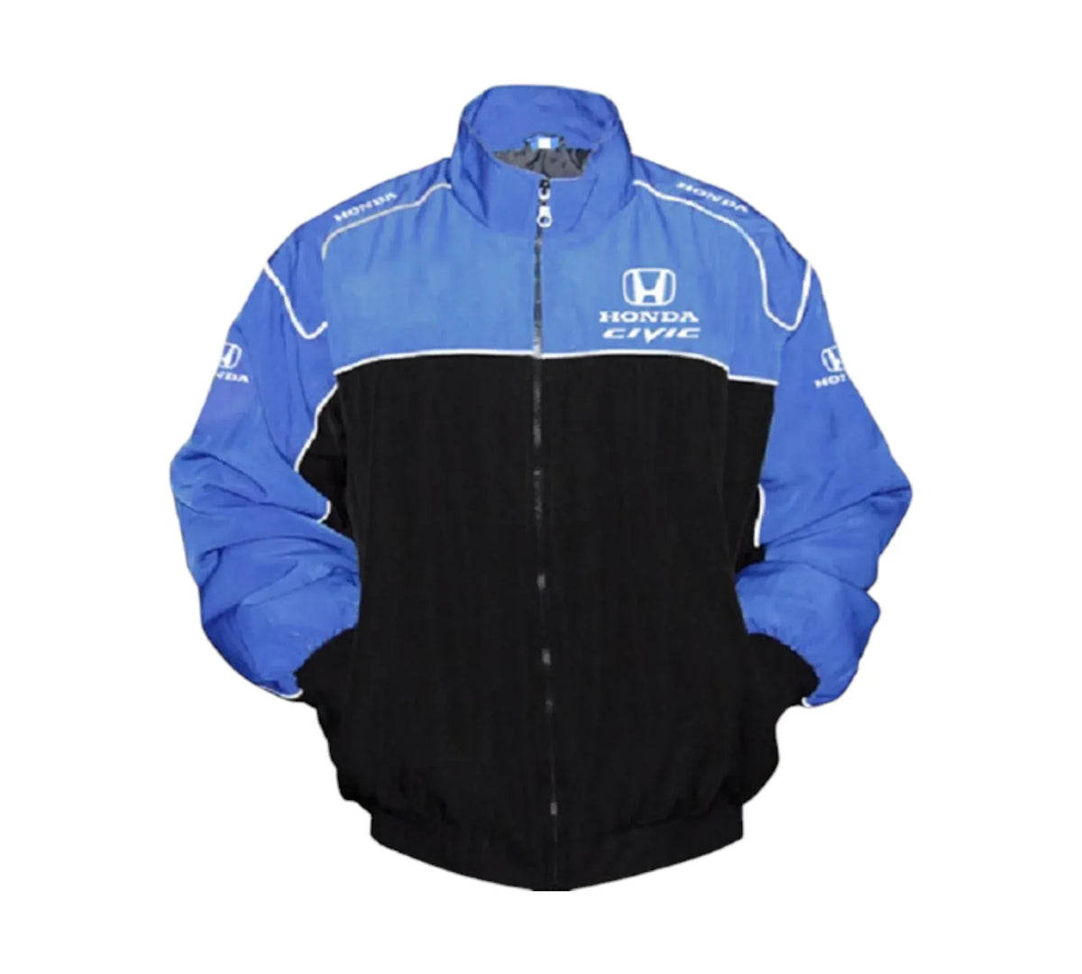 Honda Civic Racing Jacket Blue & Black Vintage