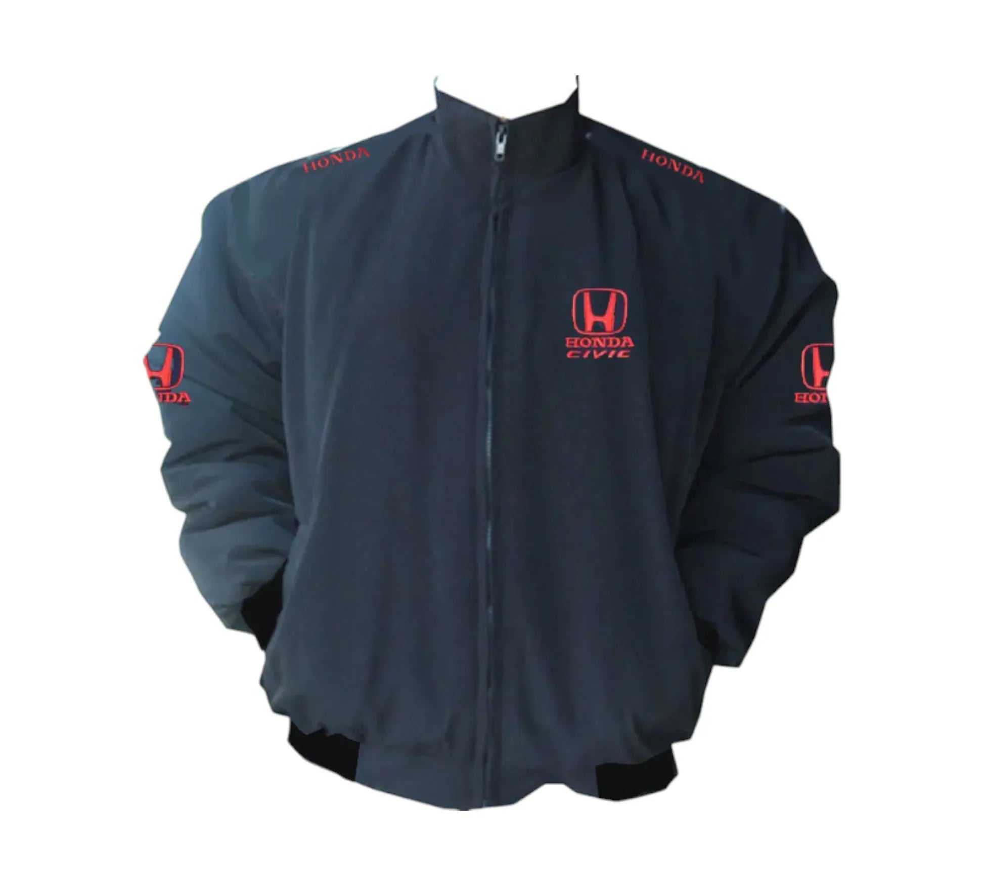Honda Civic Racing Jacket Dark Blue Vintage