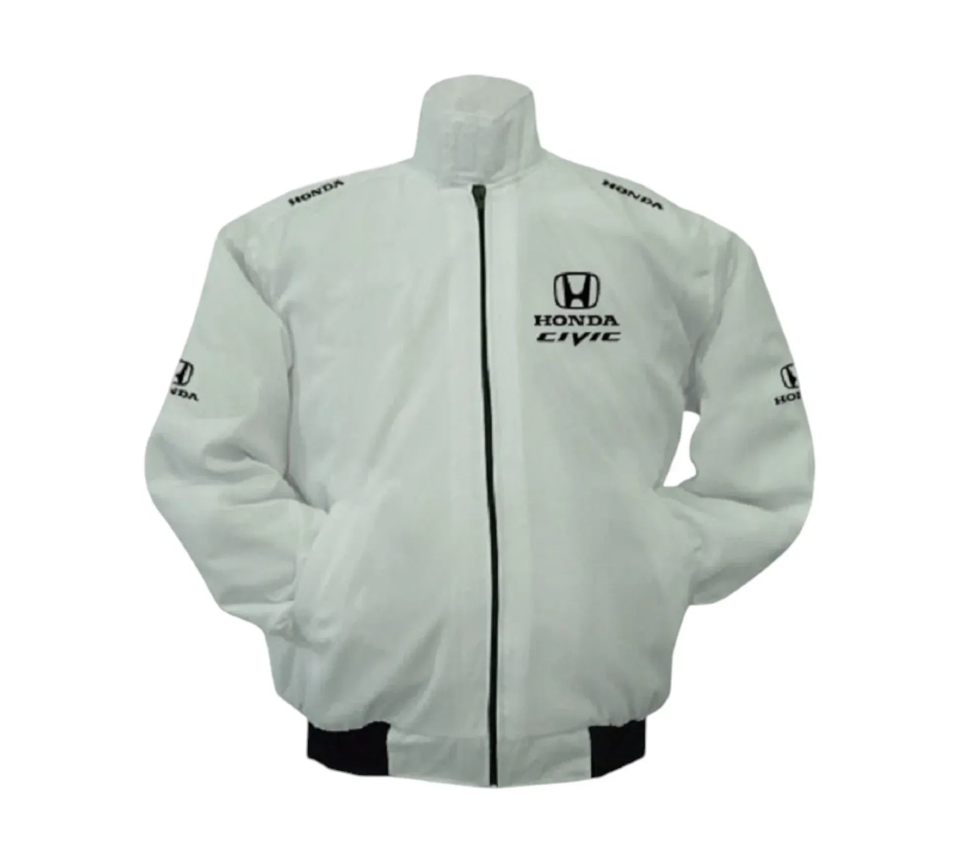 Honda Civic Racing Jacket White Vintage