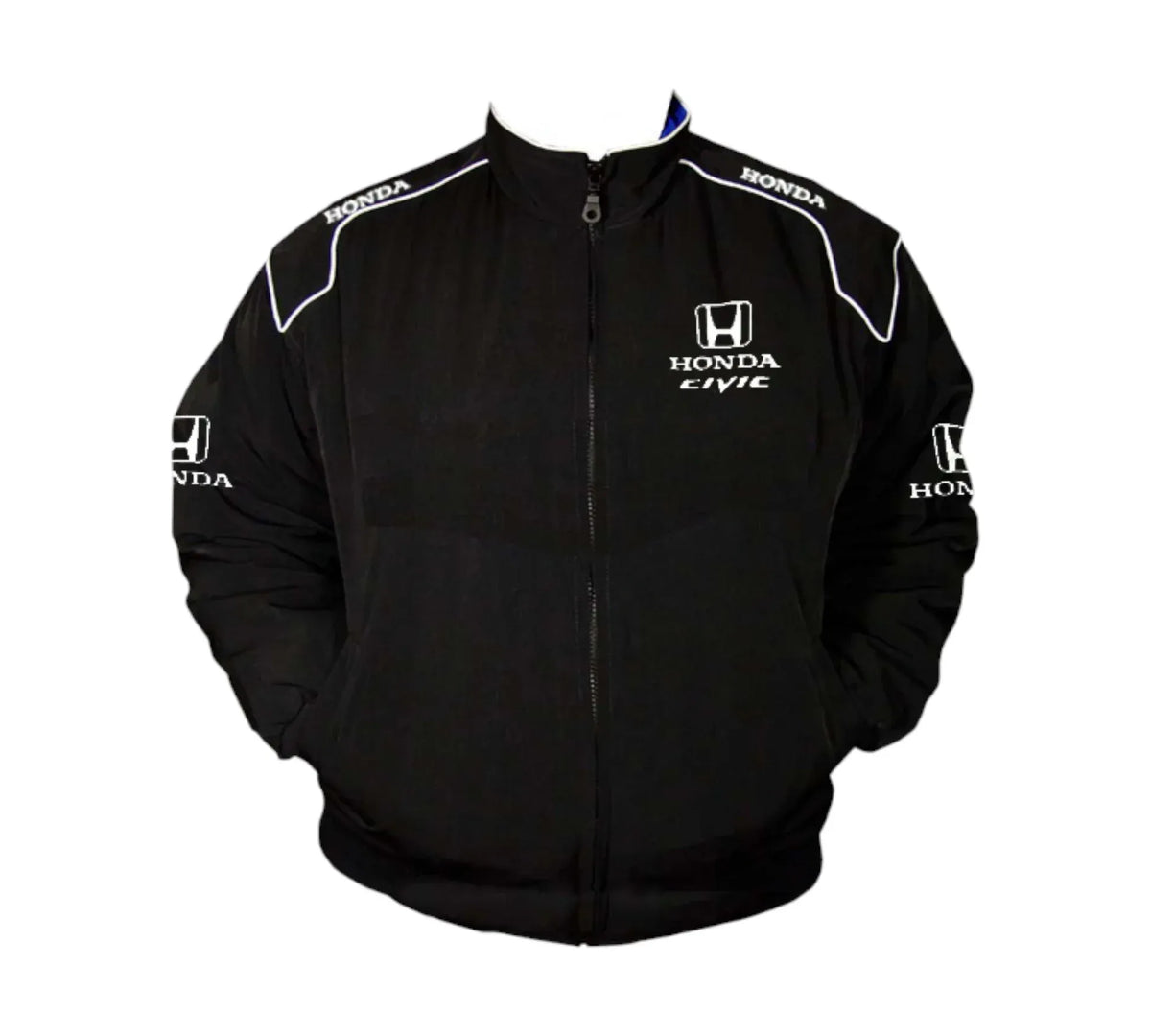 Honda Civic Vintage Racing Jacket – Black Edition