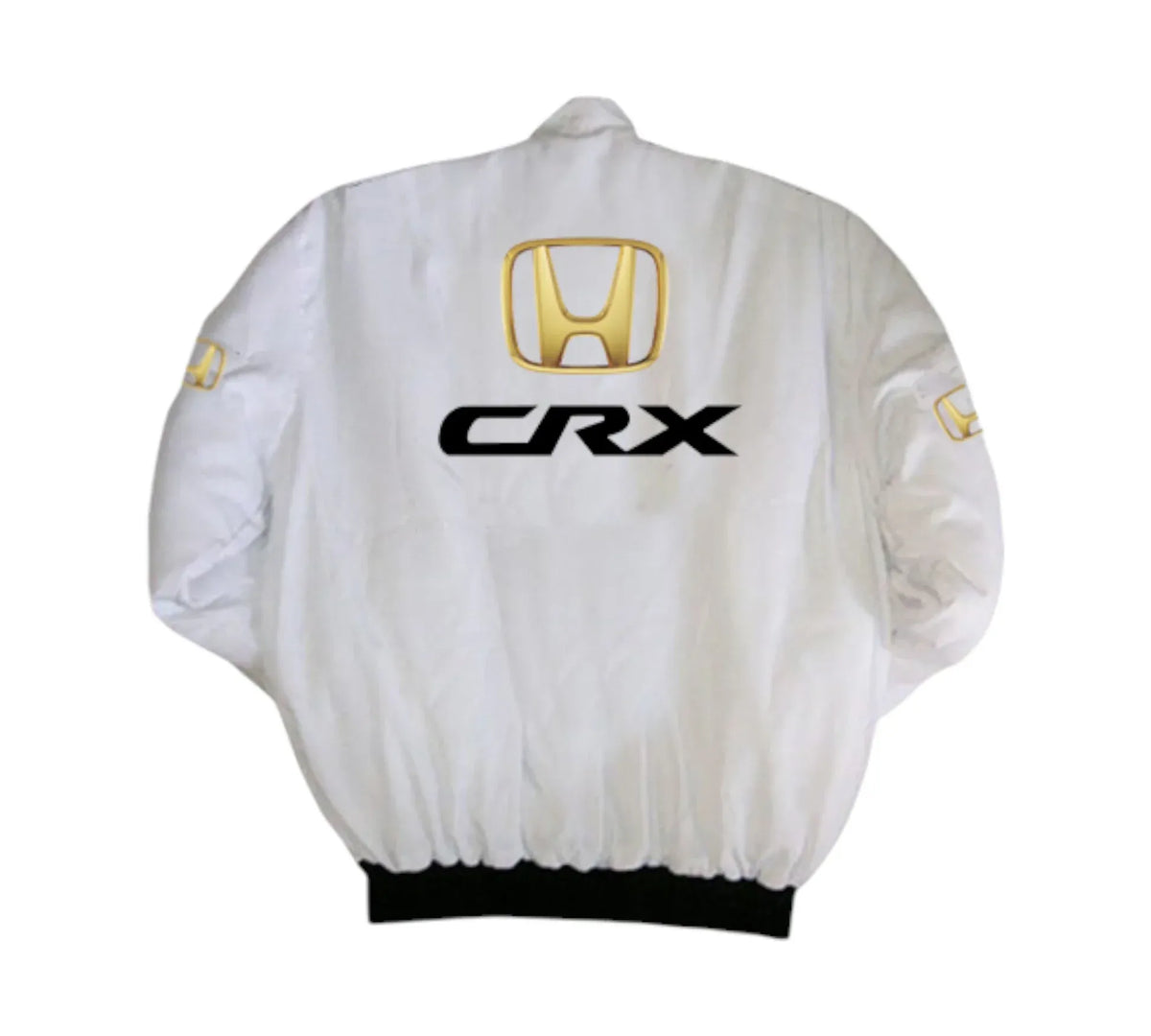 Honda CRX Vintage Racing Jacket – White Performance Edition