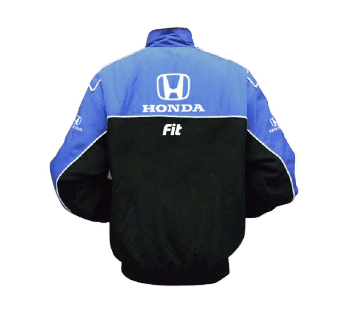 Honda Fit Vintage Racing Jacket – Blue & Black Performance Edition