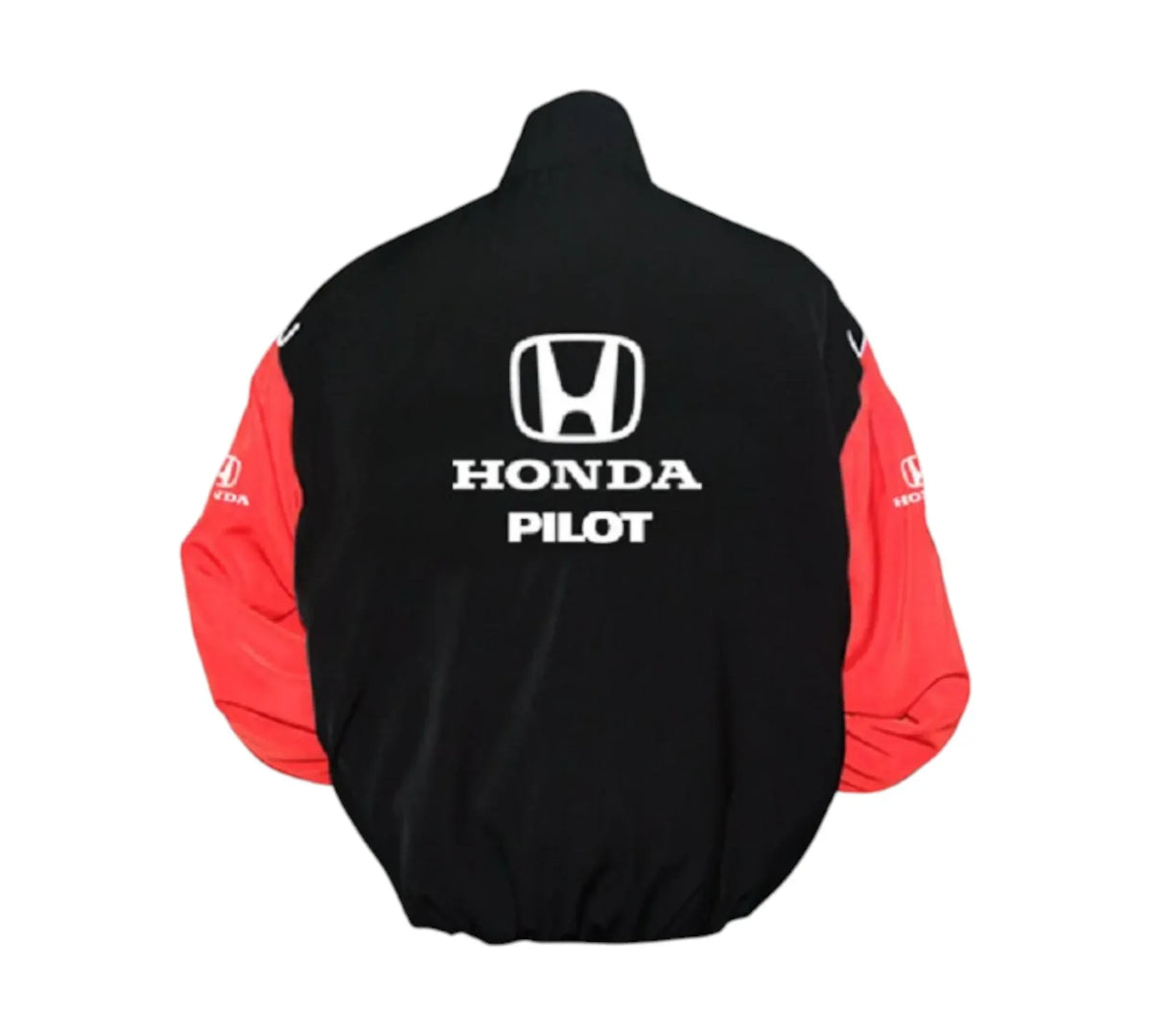 Honda Pilot Vintage Racing Jacket – Black & Red Motorsport Edition