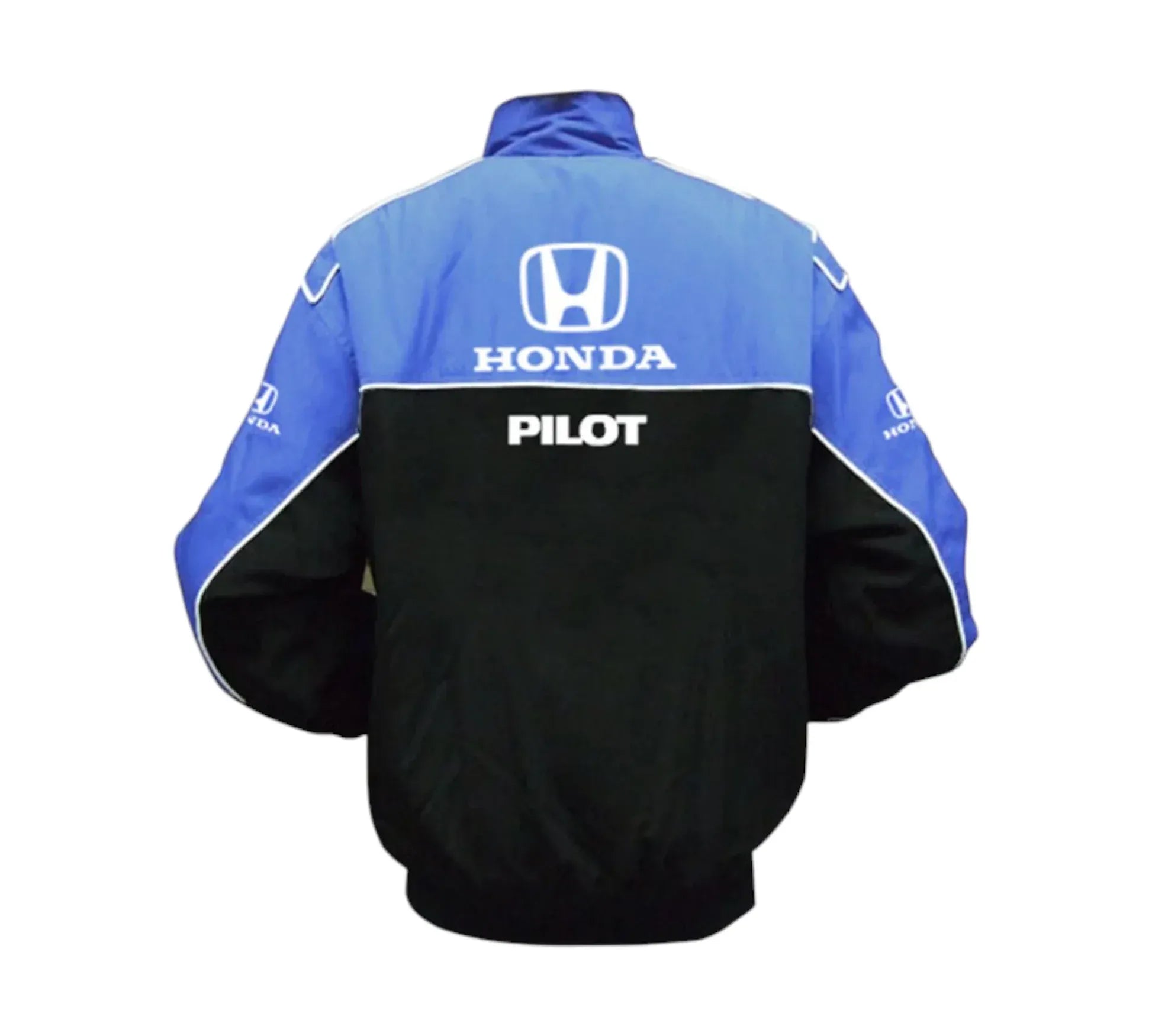 Honda Pilot Vintage Racing Jacket – Blue & Black Motorsport Edition