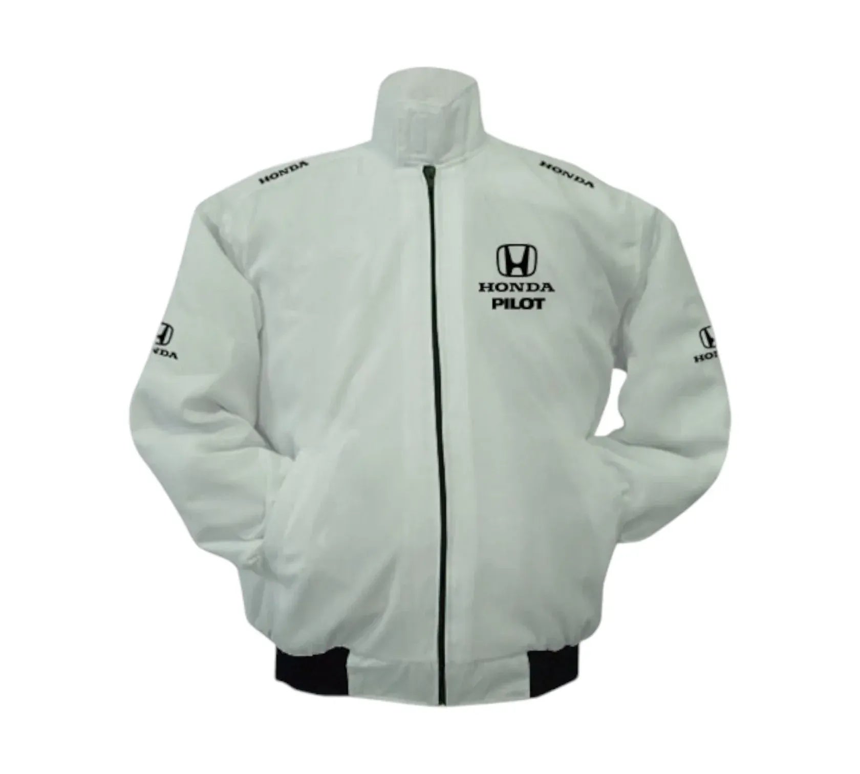 Honda Pilot Vintage Racing Jacket – White Motorsport Edition