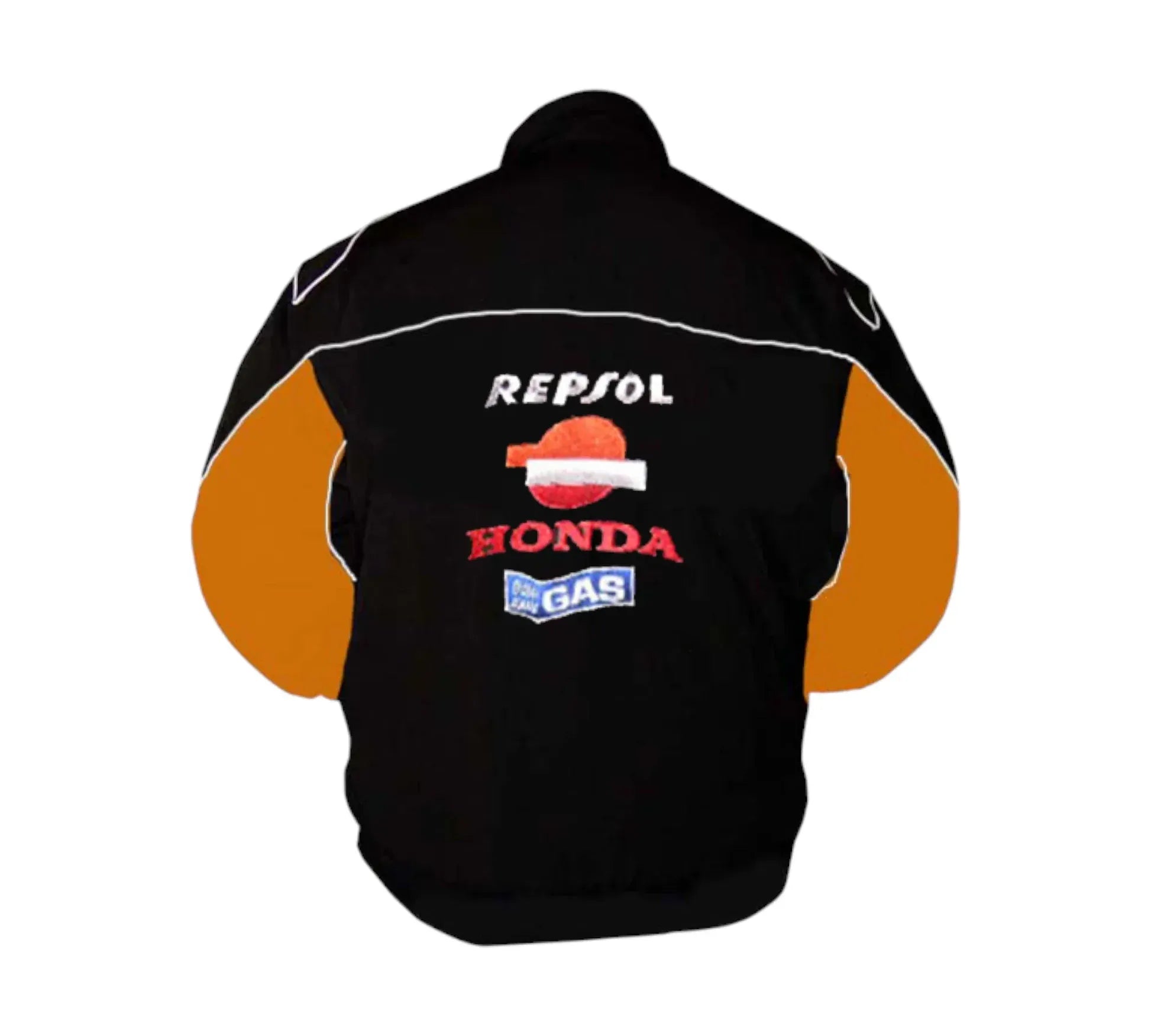 Honda Repsol Moto Racing Jacket – Black & Orange