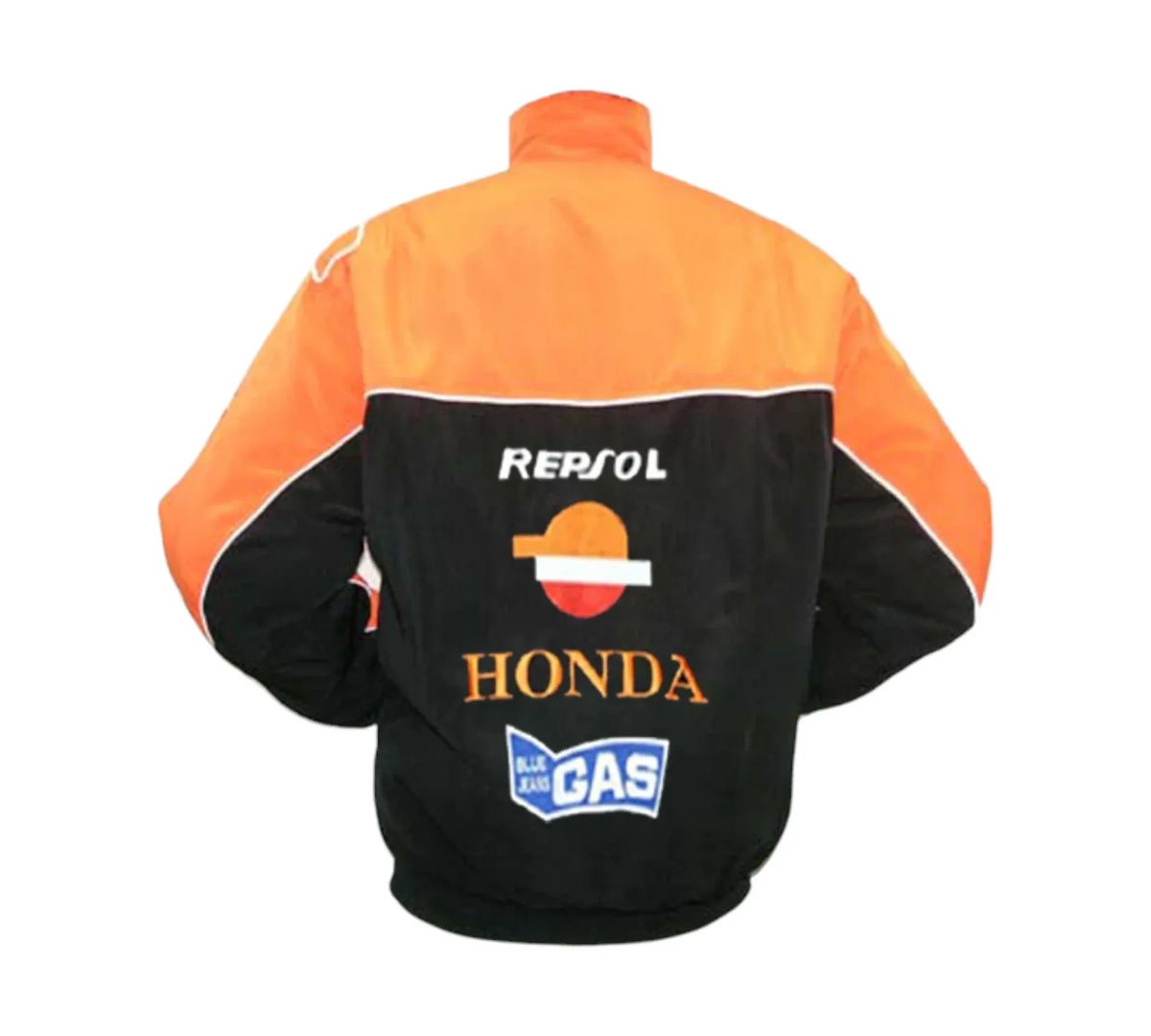 Honda Repsol Snap-On Racing Jacket – Orange & Black
