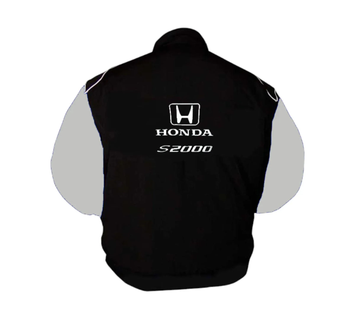 Honda S2000 Vintage Racing Jacket – Black & Light Gray