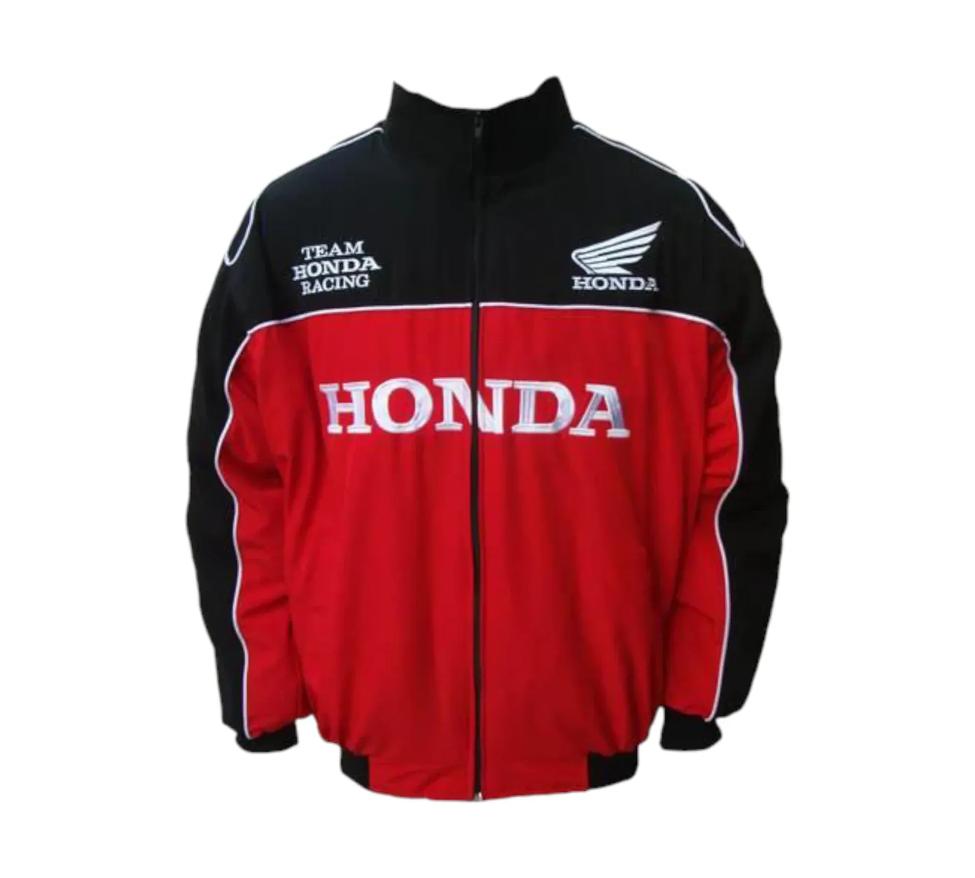 Honda Vintage Racing Jacket – Black & Red Motorsport Edition
