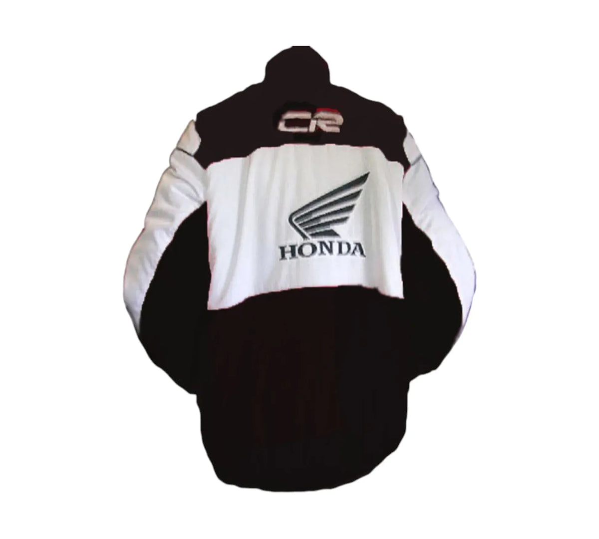 Honda Vintage Racing Jacket – Black & White Motorsport Style