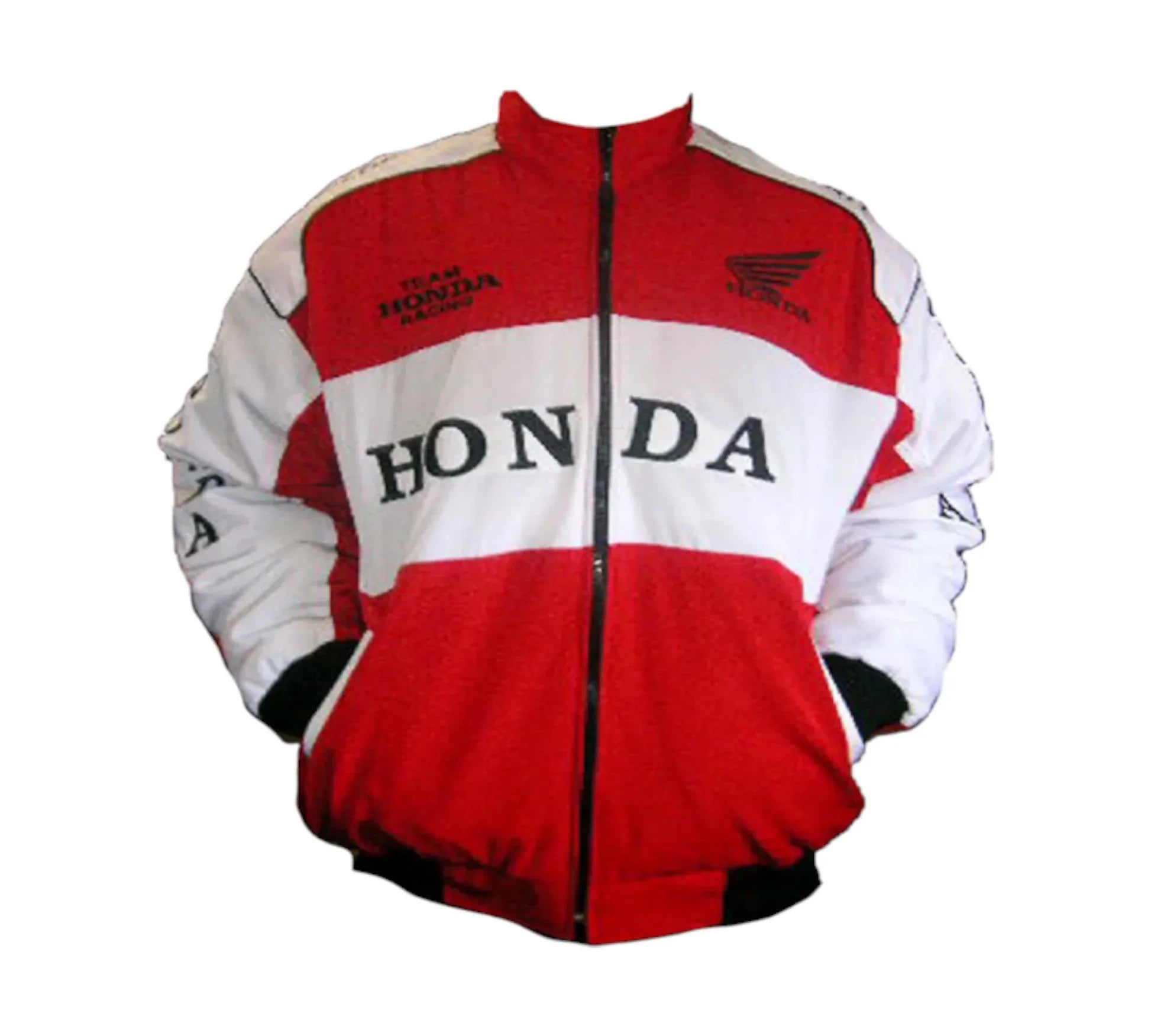 Honda Vintage Racing Jacket – Red & White Motorsport Edition