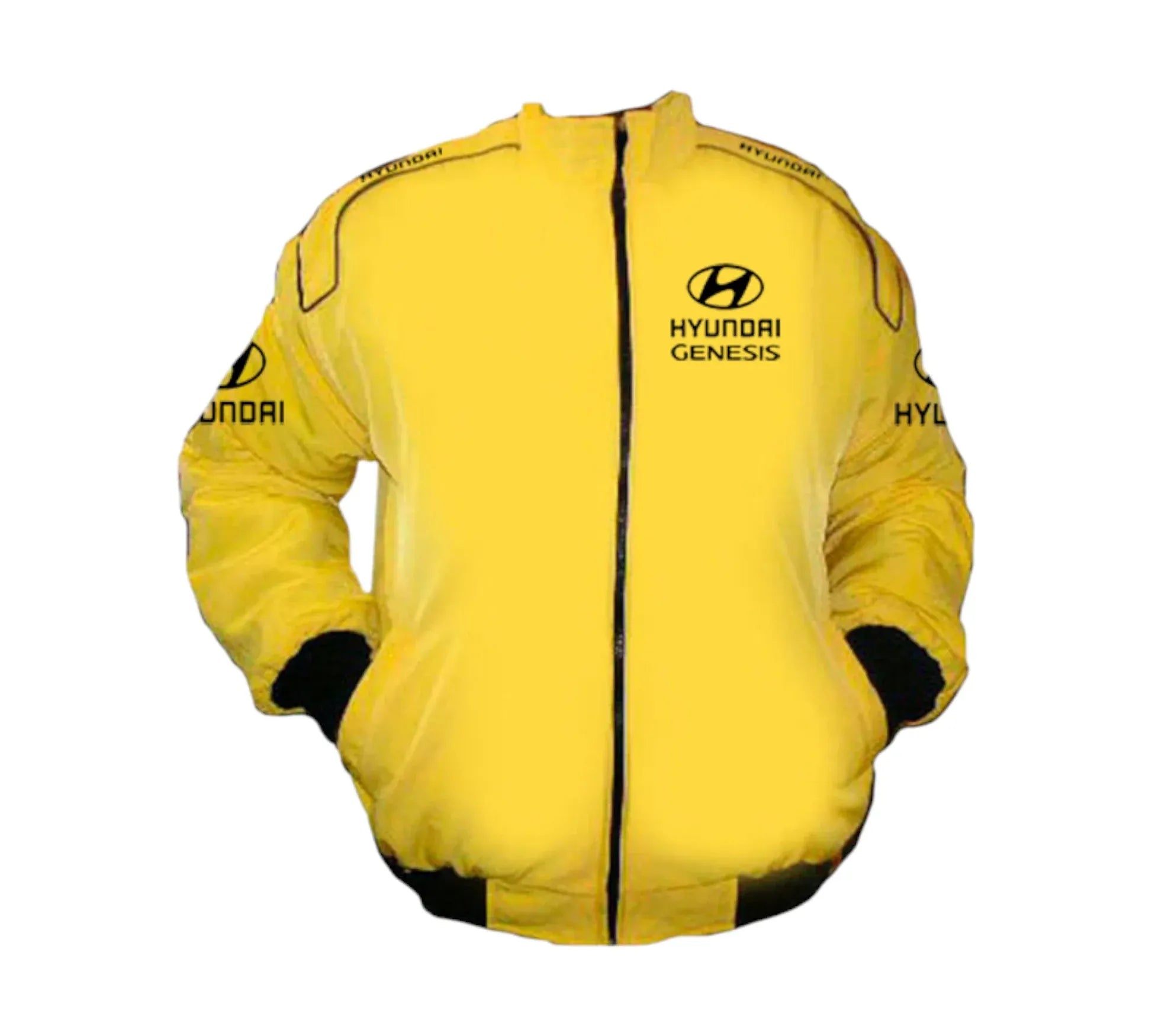 Hyundai Genesis Racing Jacket Yellow Vintage