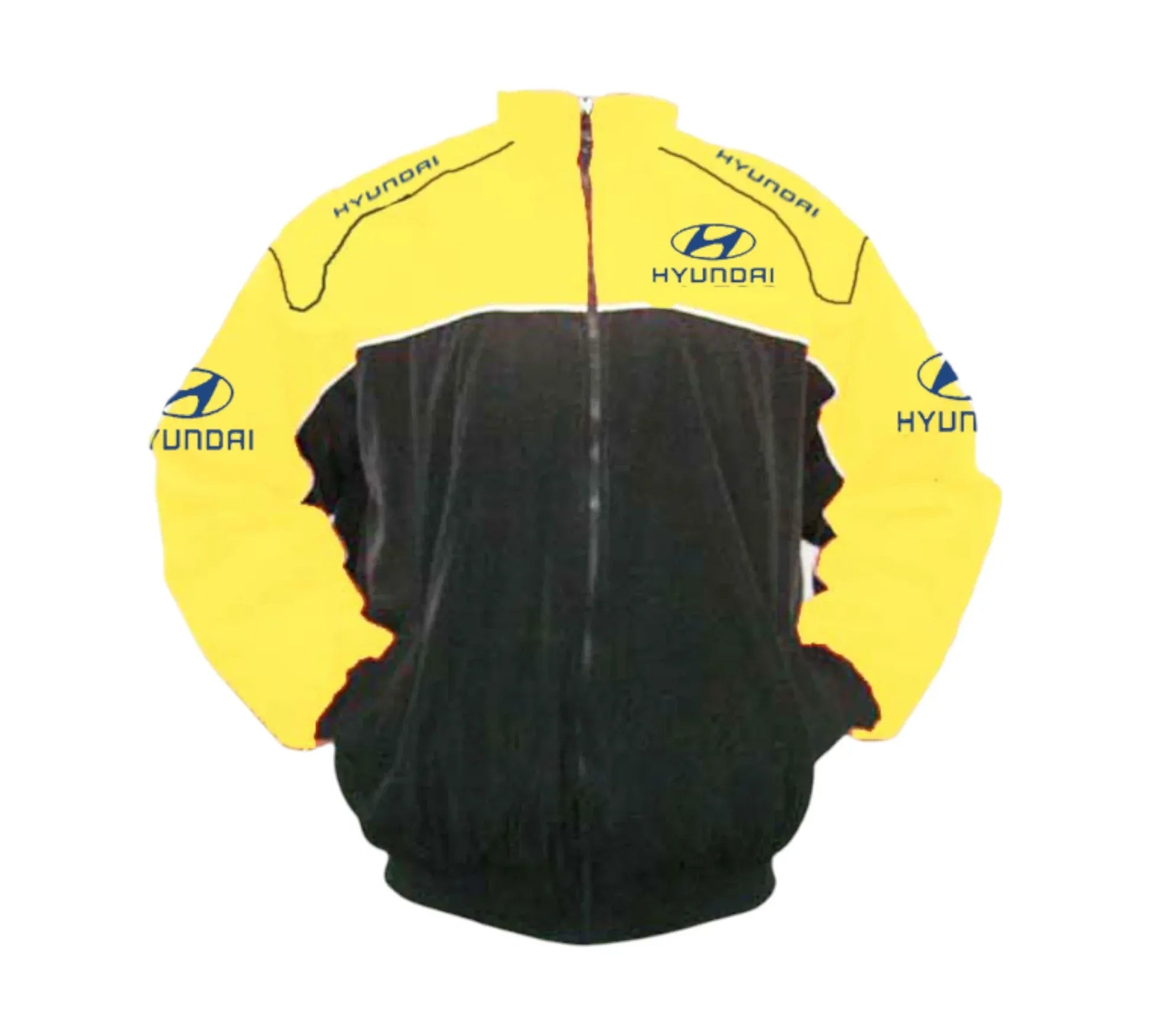 Hyundai Racing Jacket Yellow & Black Vintage