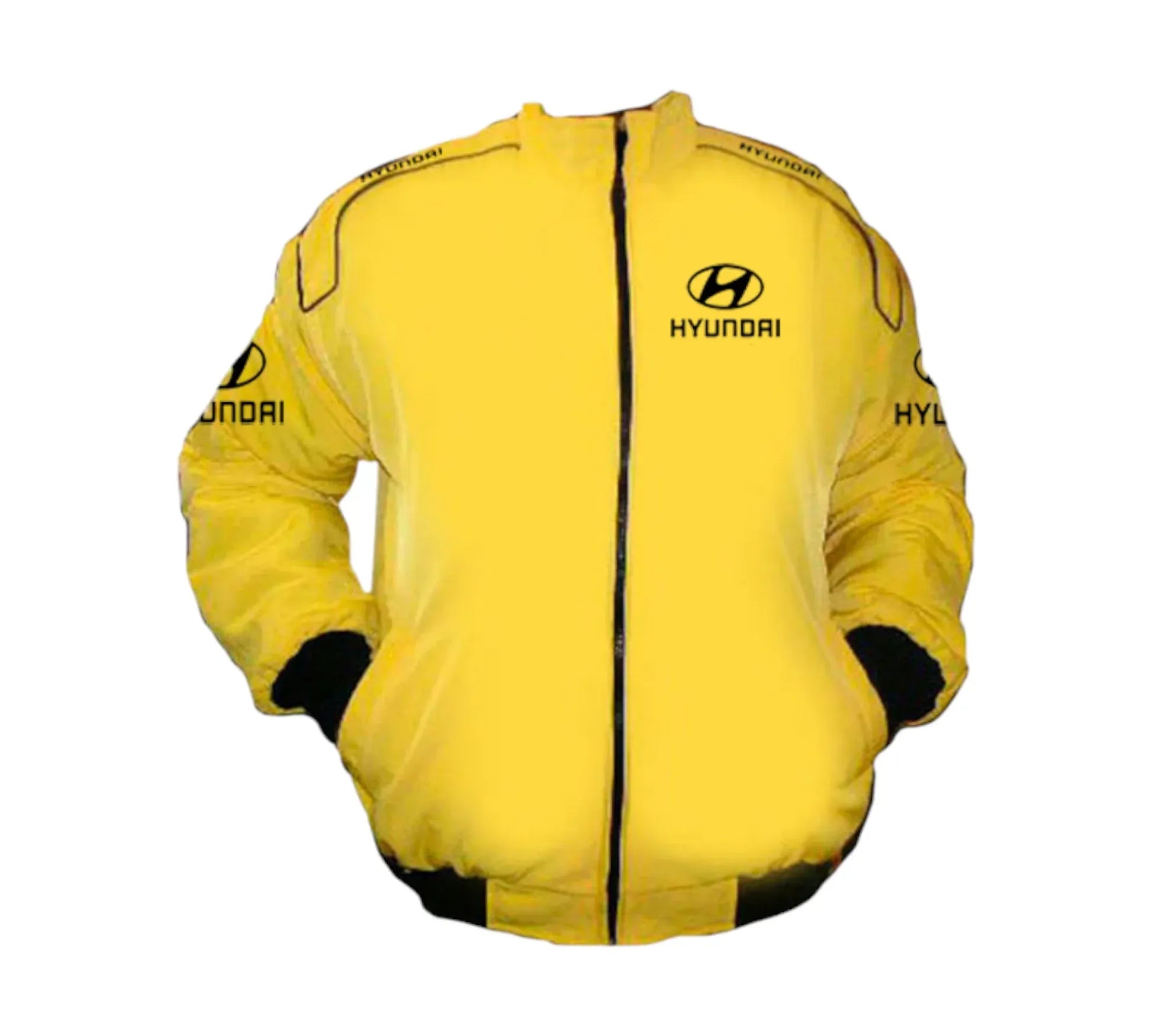 Hyundai Racing Jacket Yellow Vintage